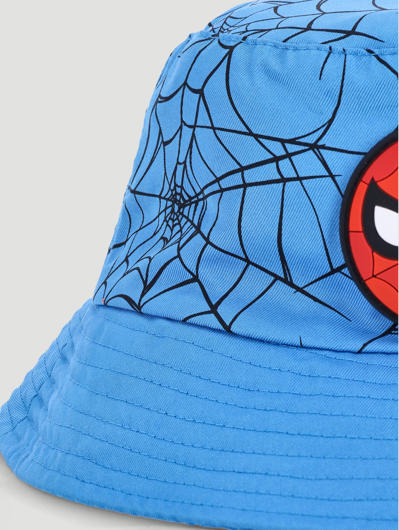 Pre-Boys Spiderman Web Bucket Hat  - Blue - Image 2
