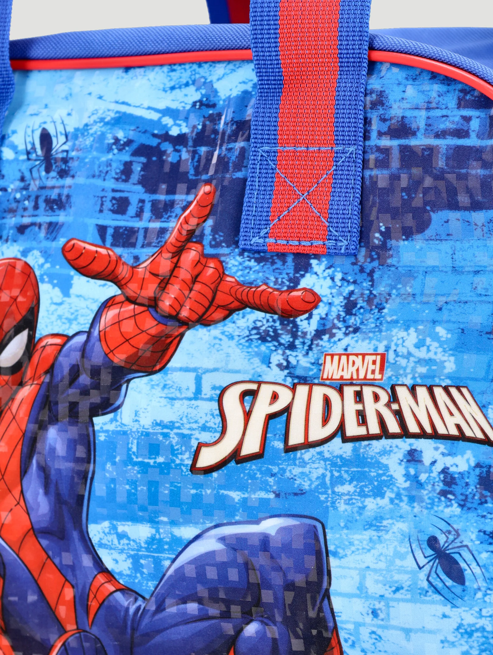 Pre-Boys Spidey Off The Wall Hold All Bag - Blue - Image 4