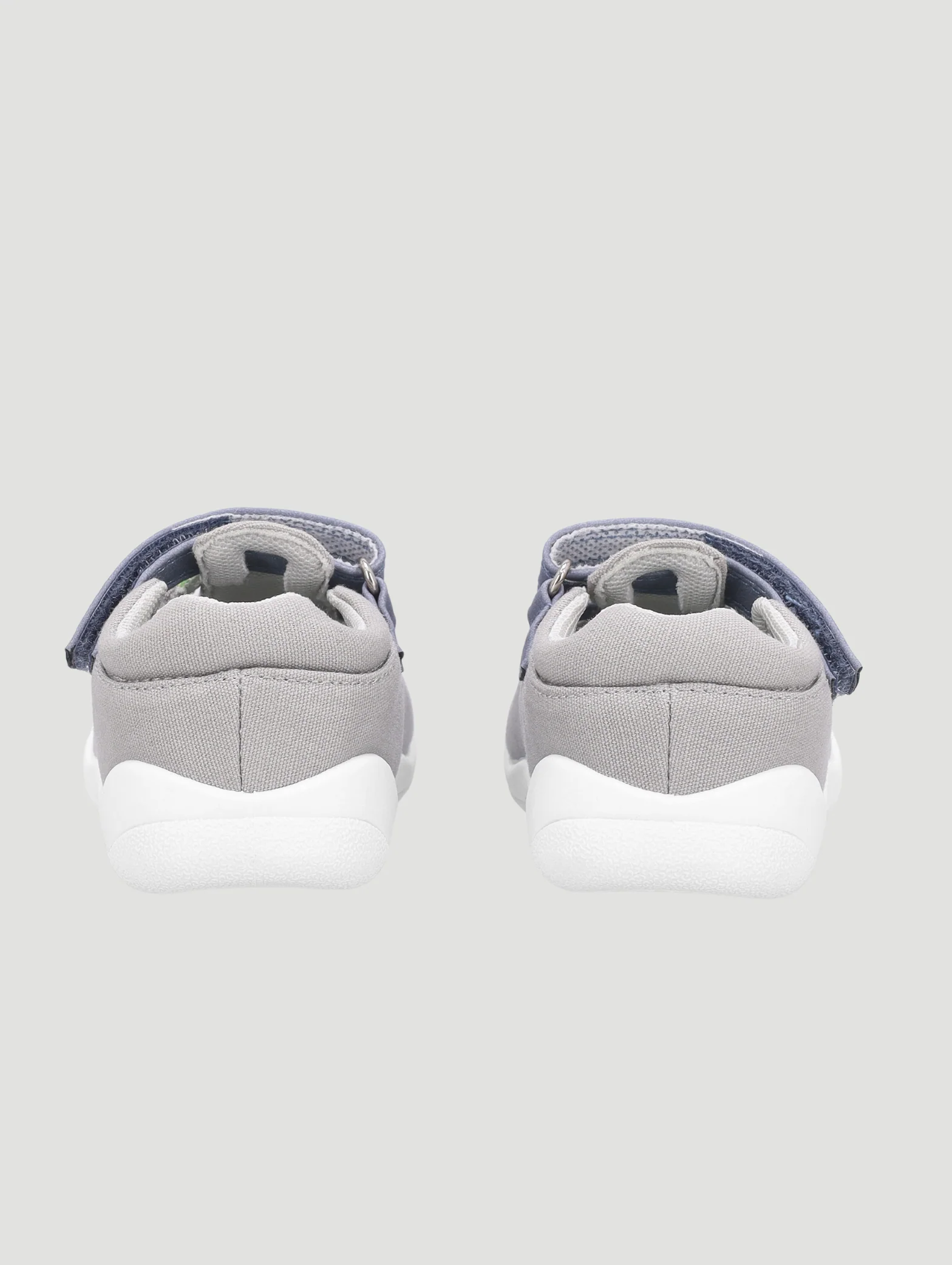 Pre-Boys Strap Sneaker - Grey - Image 3