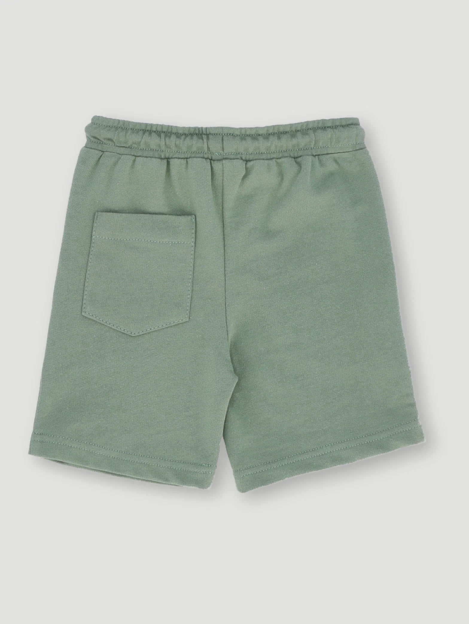 Pre-Boys Stripe Short - Green - Image 2