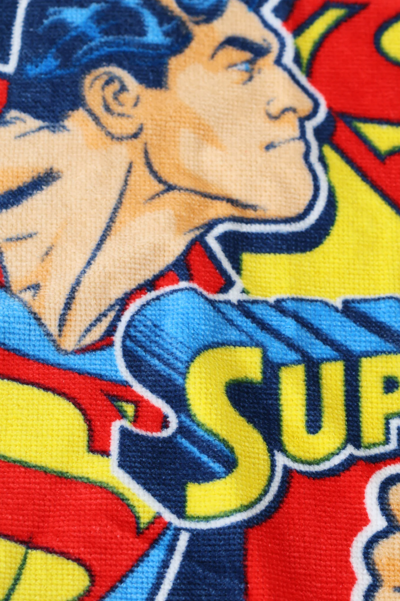 Pre-Boys Superman Face Cloth - Blue - Image 3