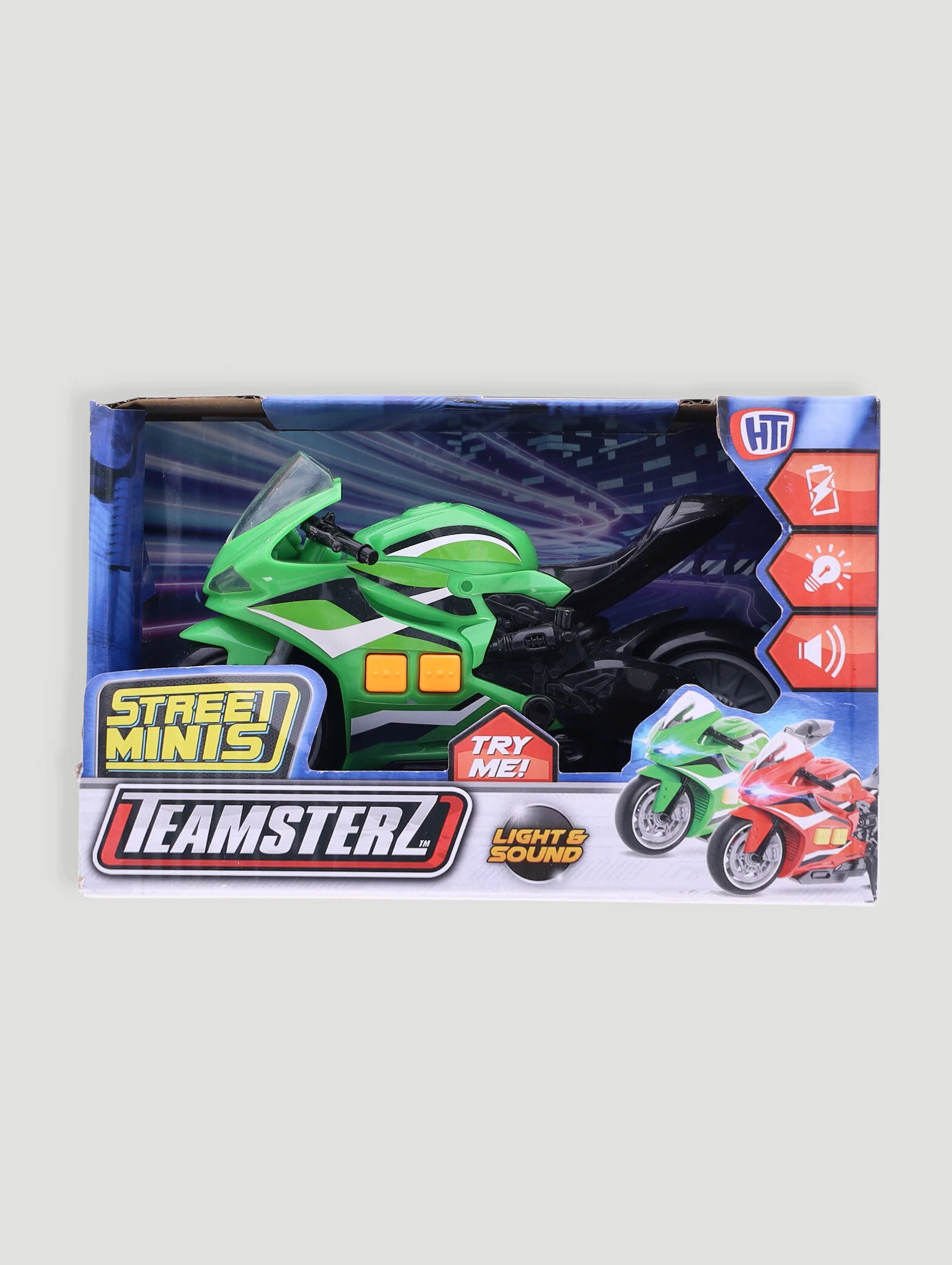 Pre-Boys Teamsterz Street Minis Lights & Sounds Street Bike - Multi - Image 2