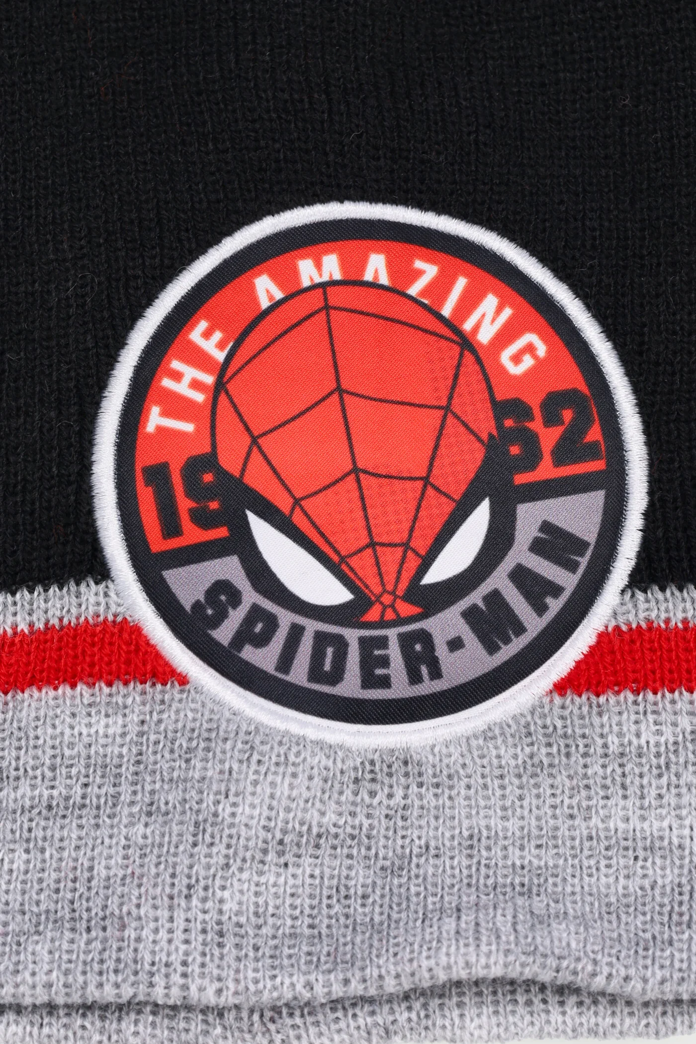 Pre-Boys The Amazing Spiderman Beanie And Glove Set - Black - Image 2