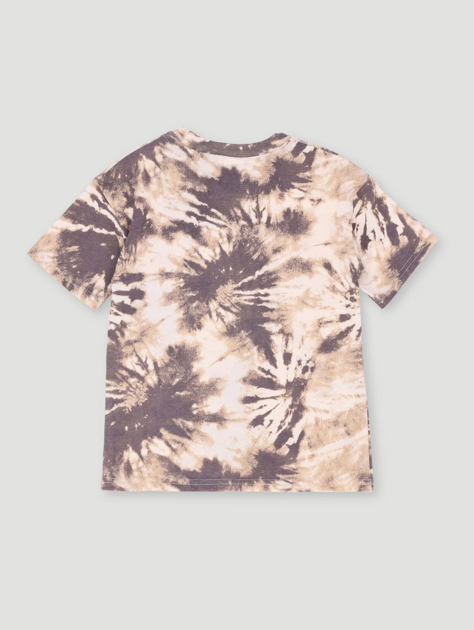 Pre-Boys Tie Dye Relaxed Fit Tee - Stone - Image 3