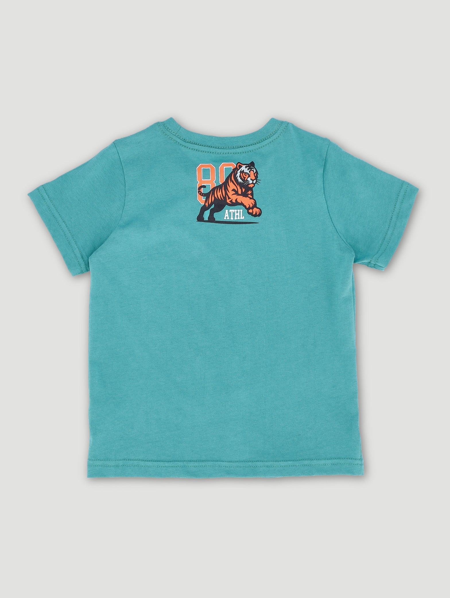 Pre-Boys Tiger Tee - Teal - Image 2