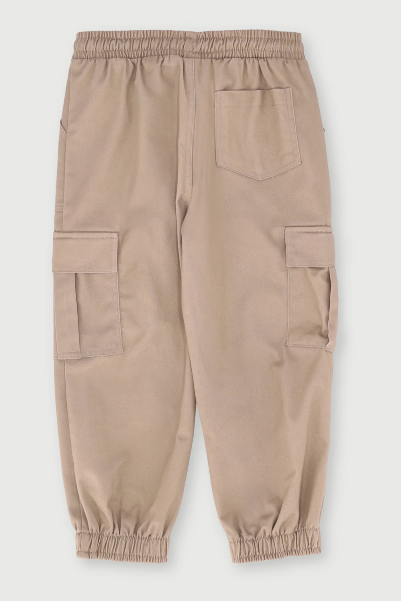 Pre-Boys Twill Fashion Jogger  - Khaki - Image 2