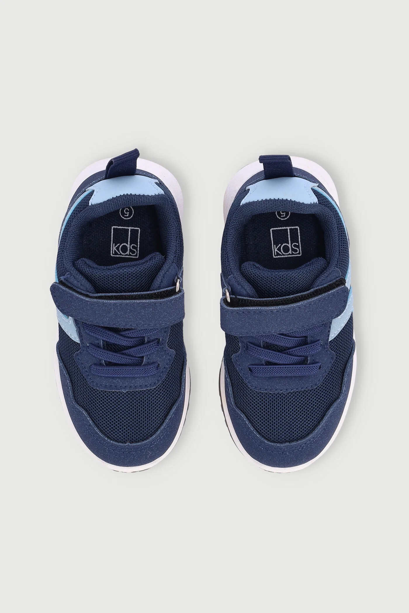 Pre-Boys Velcro Sneaker - Navy - Image 6