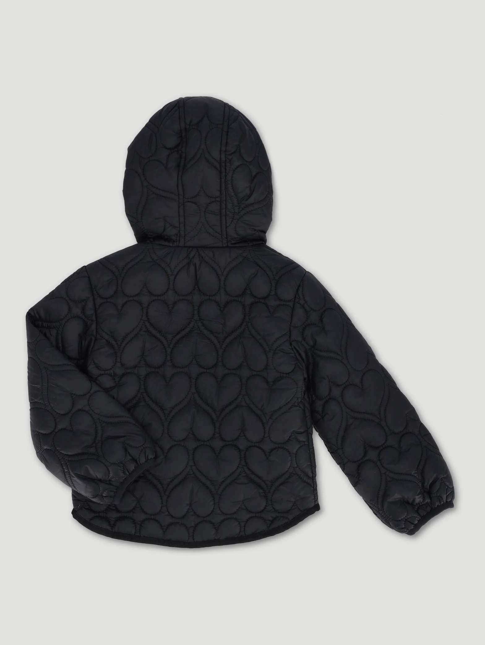 Pre-Boys Waffle Zip Colourblock Tee - Black/Beige - Image 4