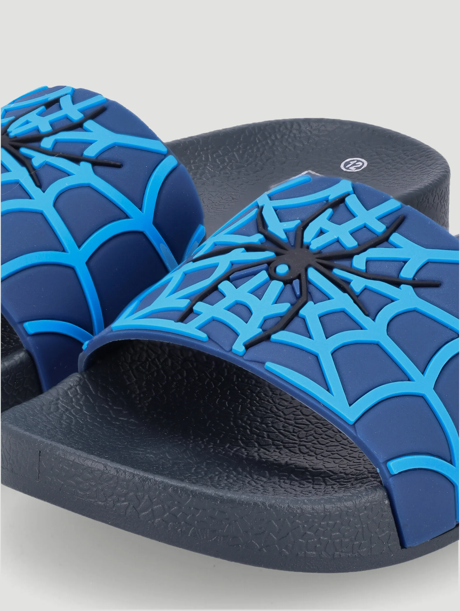 Pre-Boys Web Rubber Slide - Blue - Image 2