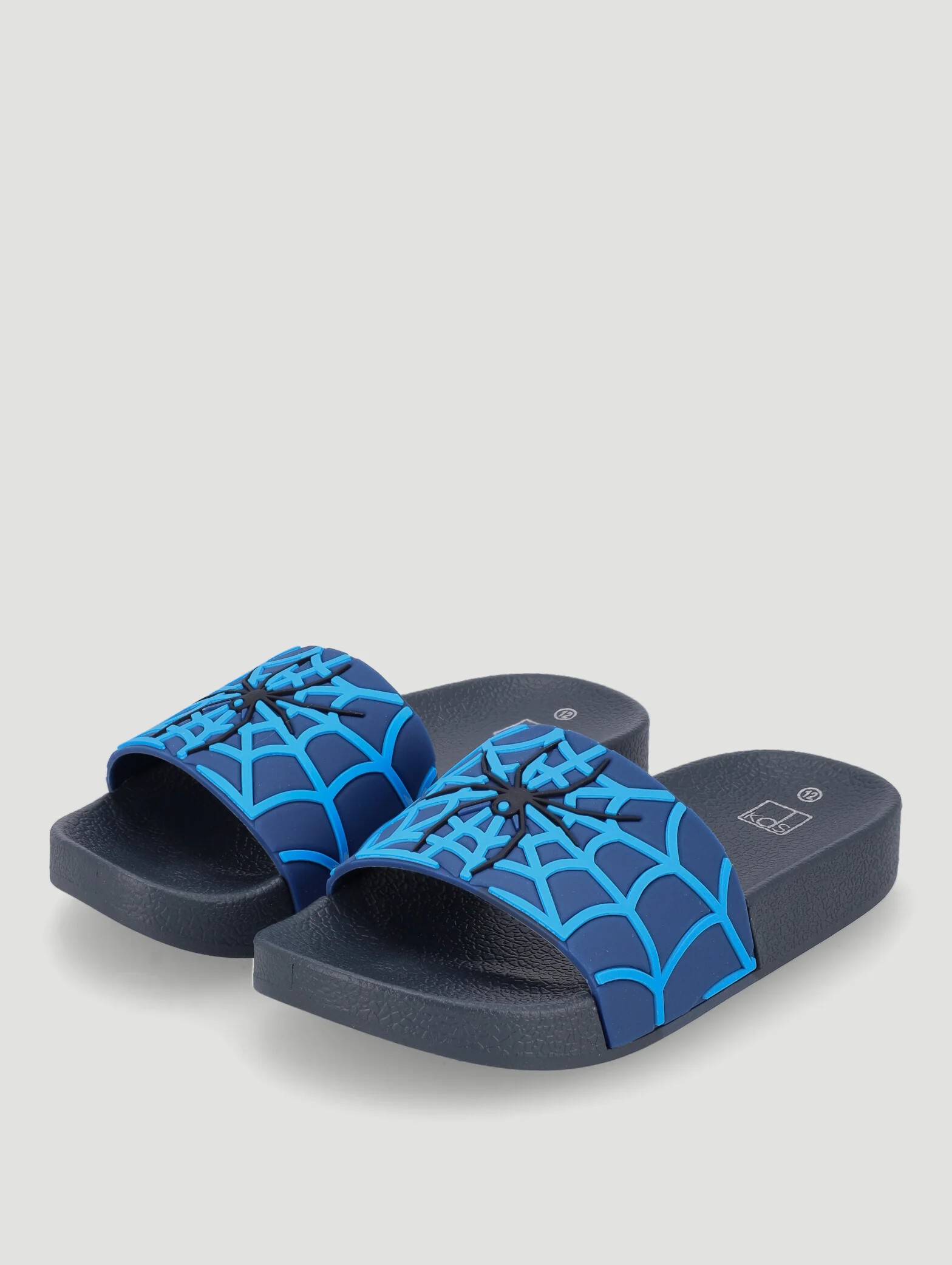 Pre-Boys Web Rubber Slide - Blue - Image 3