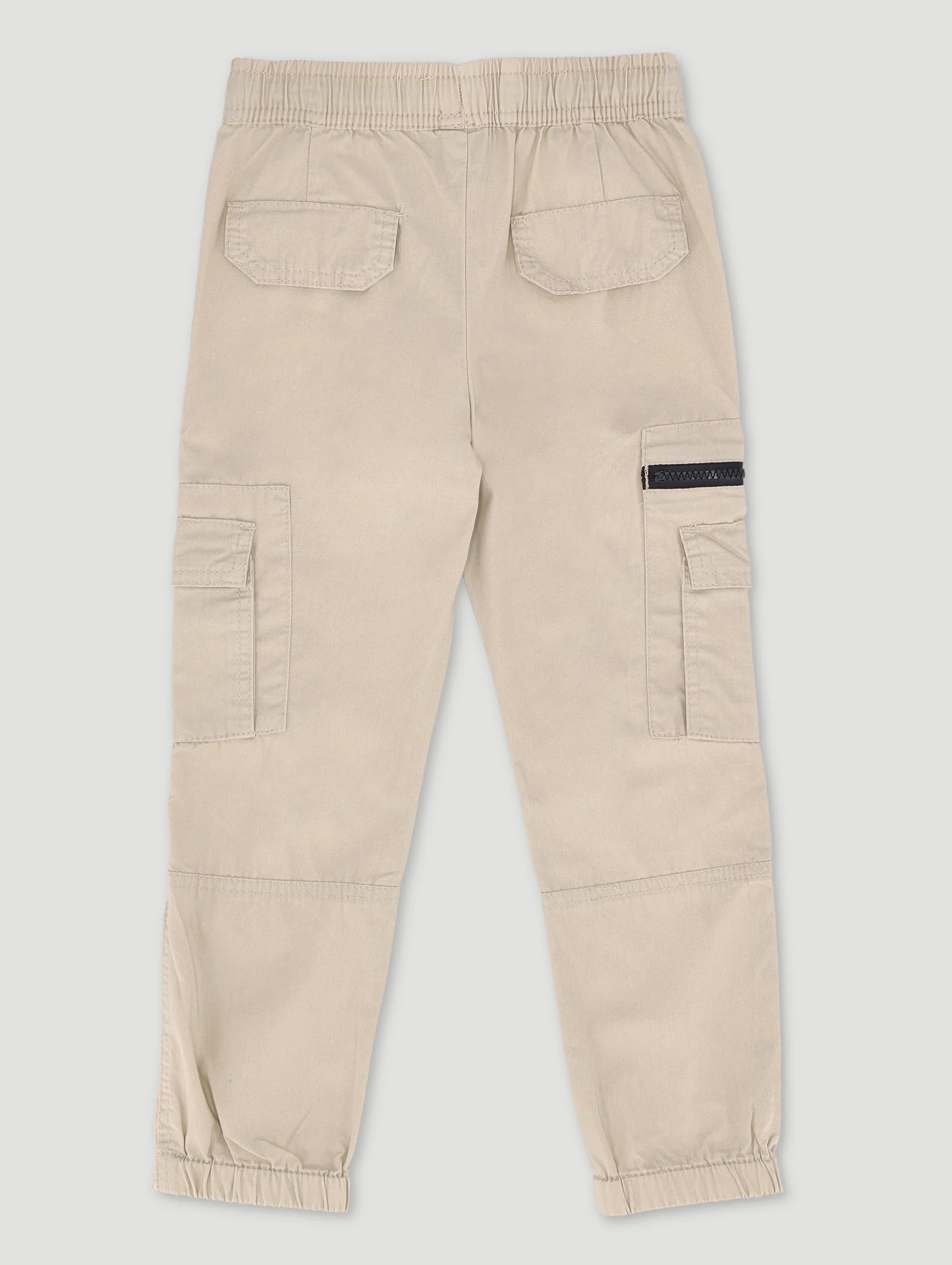Pre-Boys Zip Cargo Jogger - Stone - Image 2
