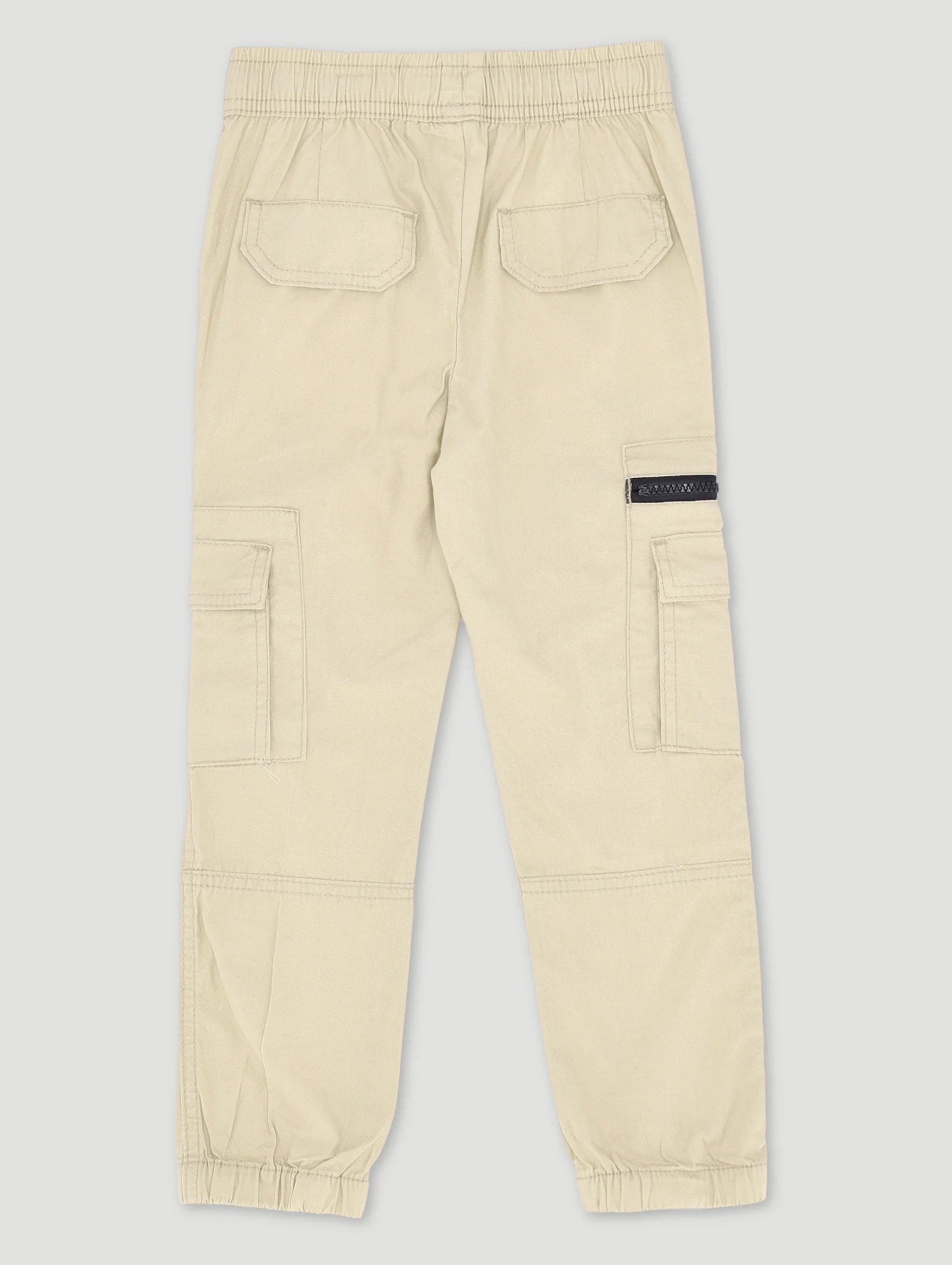 Pre-Boys Zip Cargo Jogger - Stone - Image 2