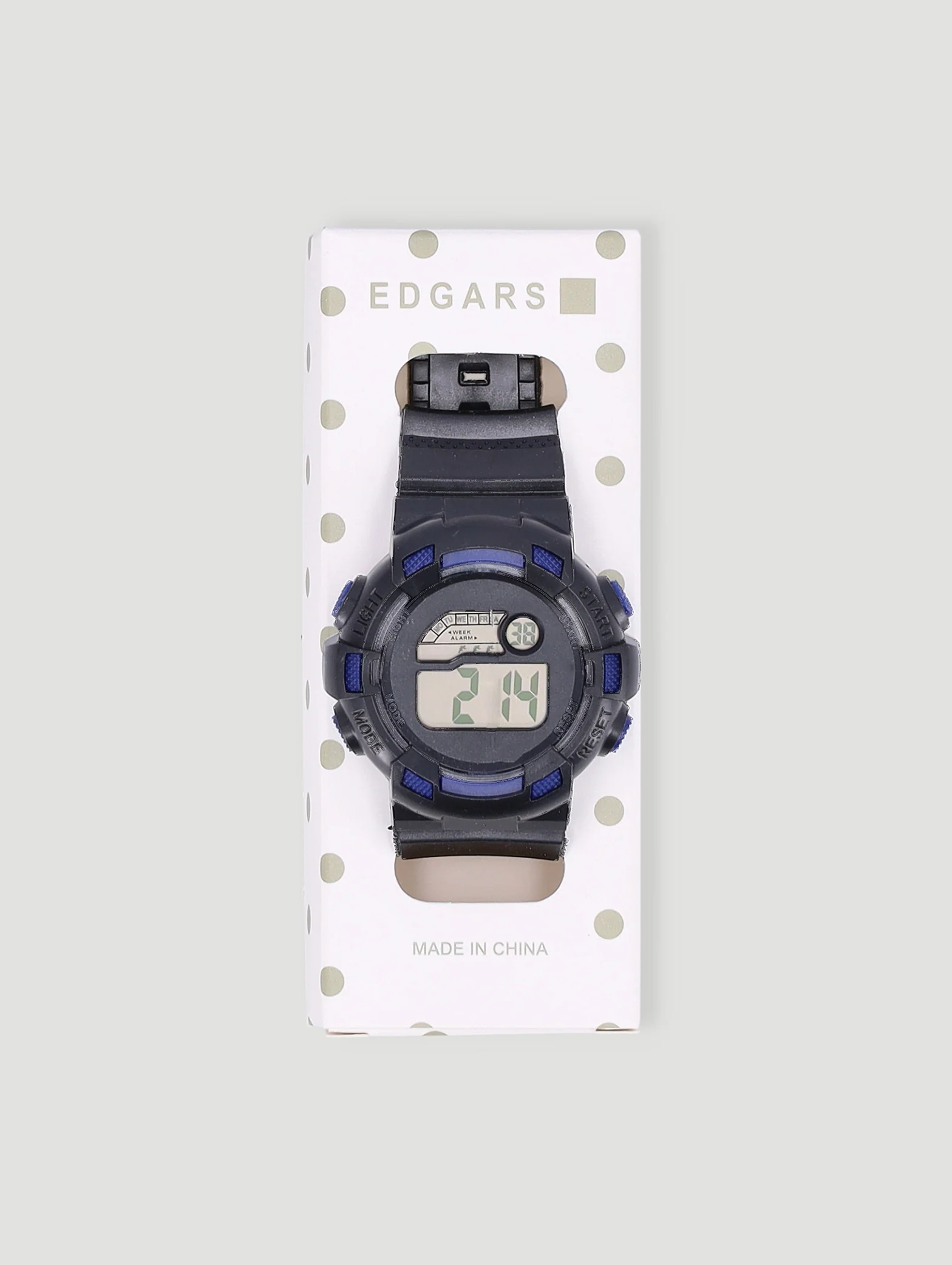 Pre-Boysblue Outline Digital Shock Watch - Black - Image 3
