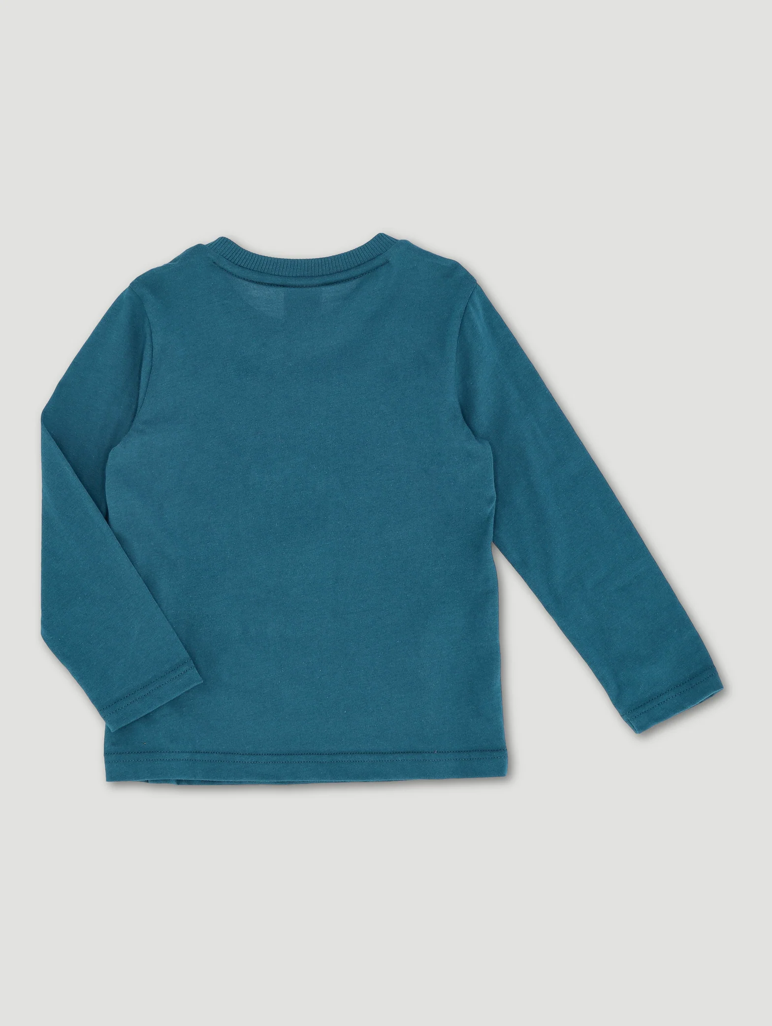 Pre-Boyslong Sleeve Mickey Tee - Teal - Image 2