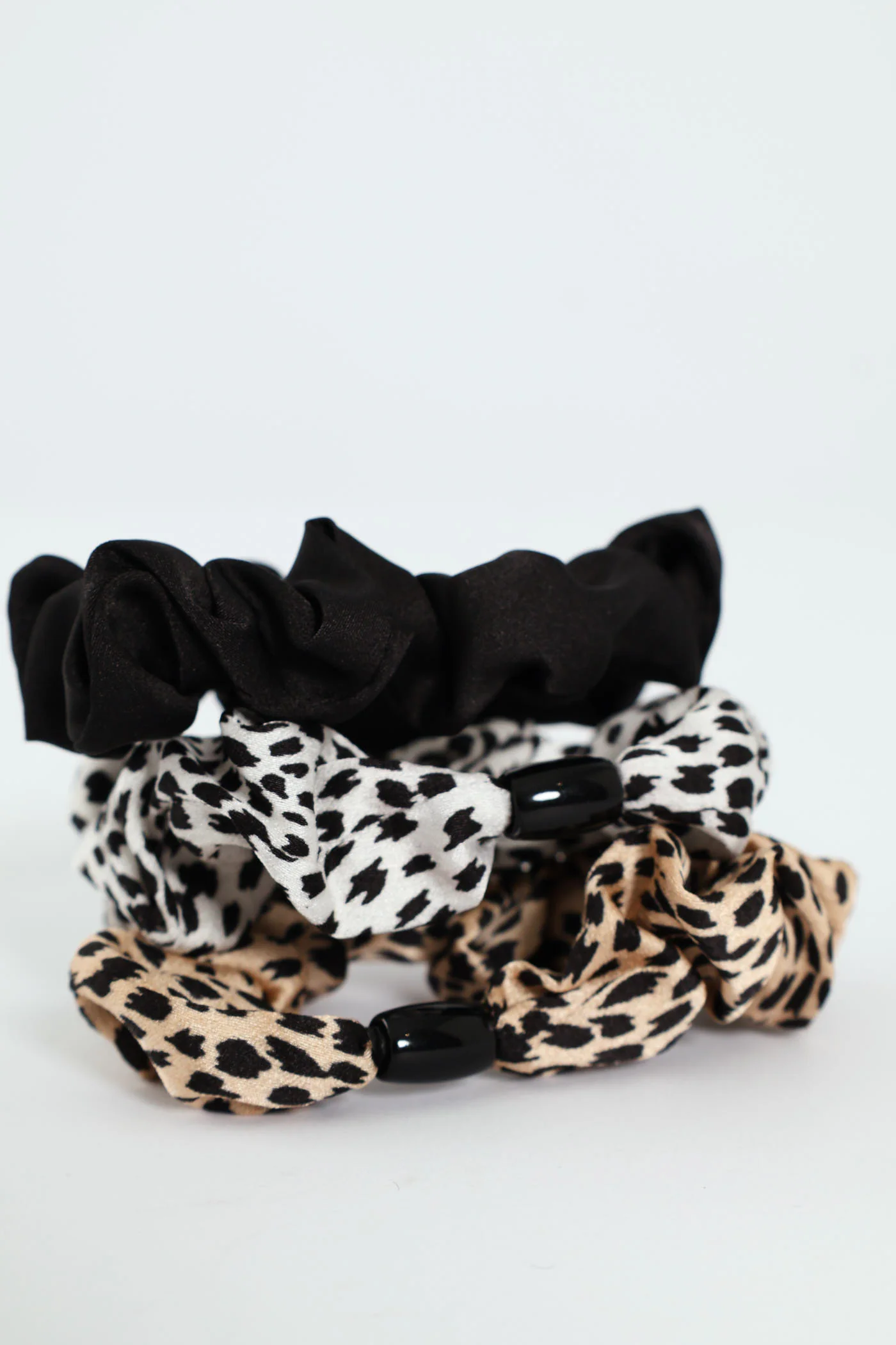 Pre-Girls 3 Pack Animal Print Scrunchie Set - Animal - Image 2