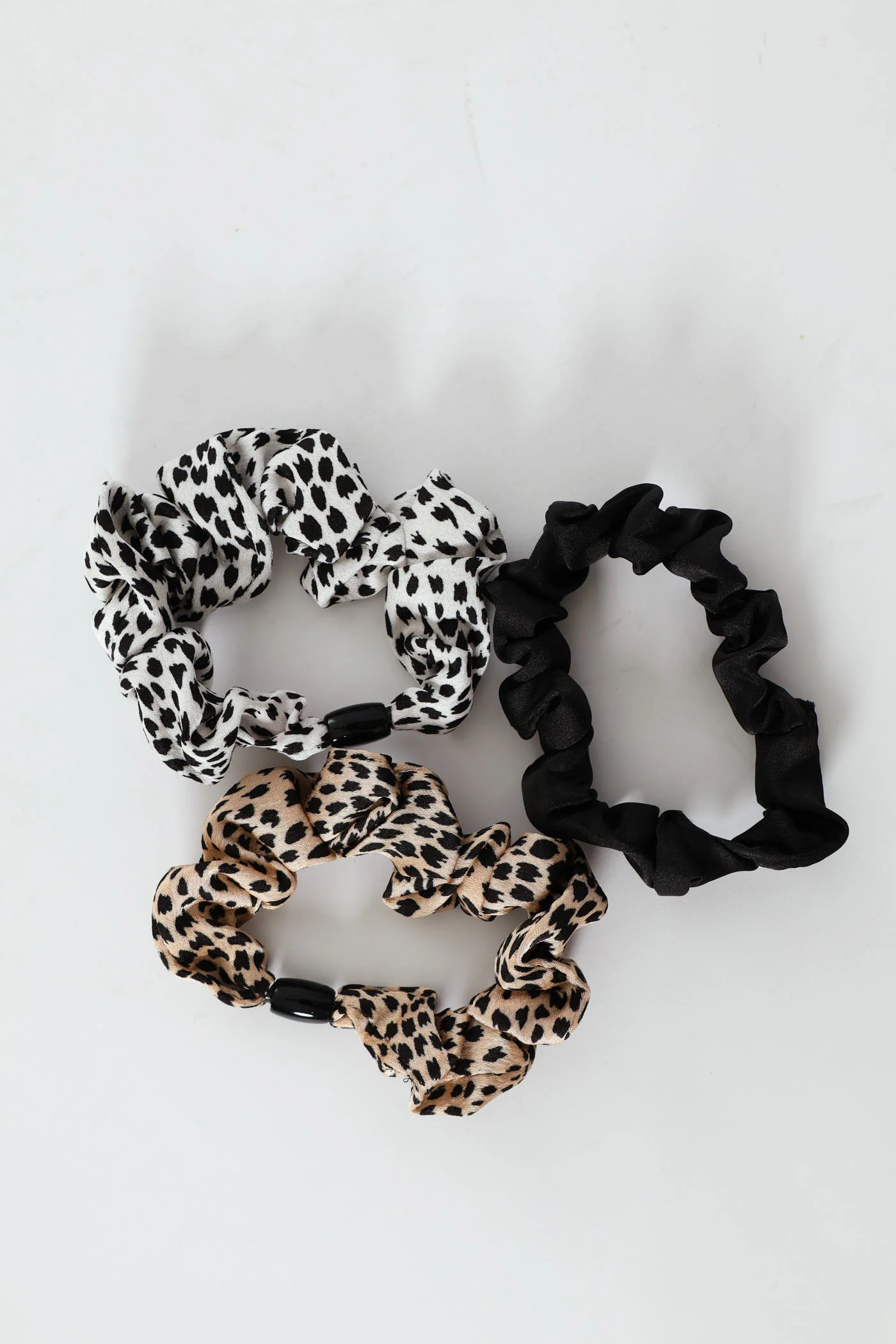 Pre-Girls 3 Pack Animal Print Scrunchie Set - Animal - Image 3