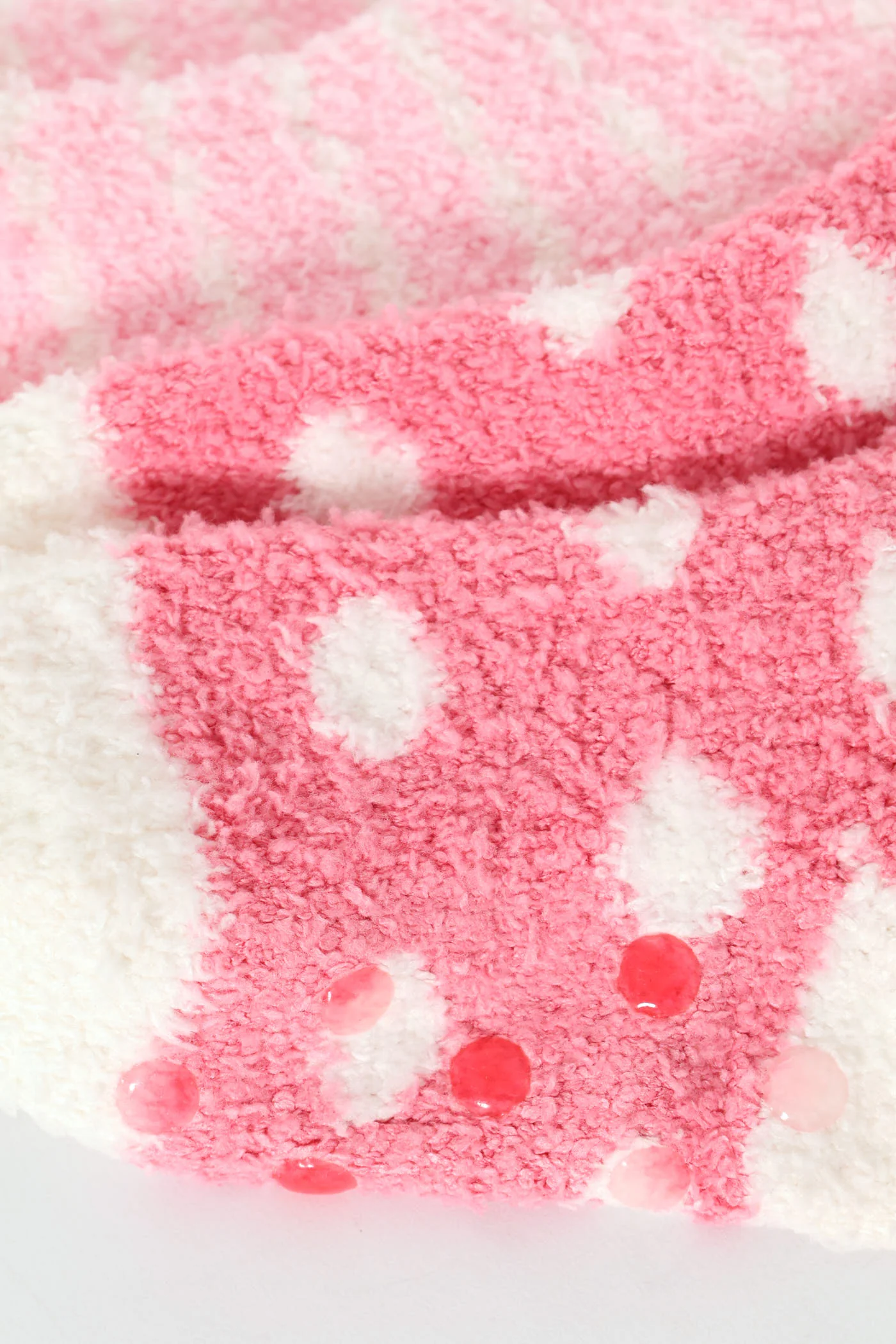Pre-Girls 3D Ears Embroidered Fluffy Socks - Pink - Image 2