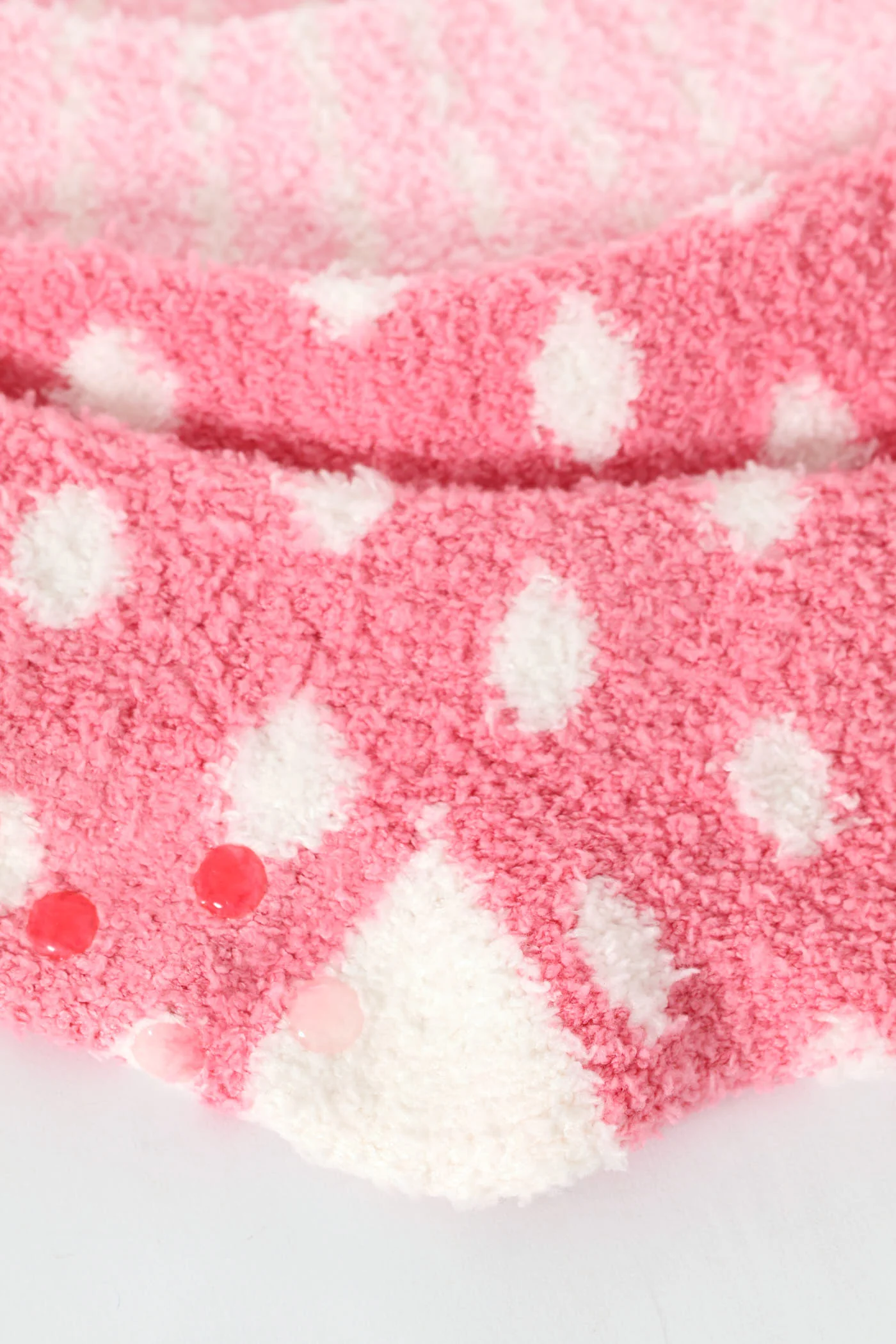 Pre-Girls 3D Ears Embroidered Fluffy Socks - Pink - Image 3