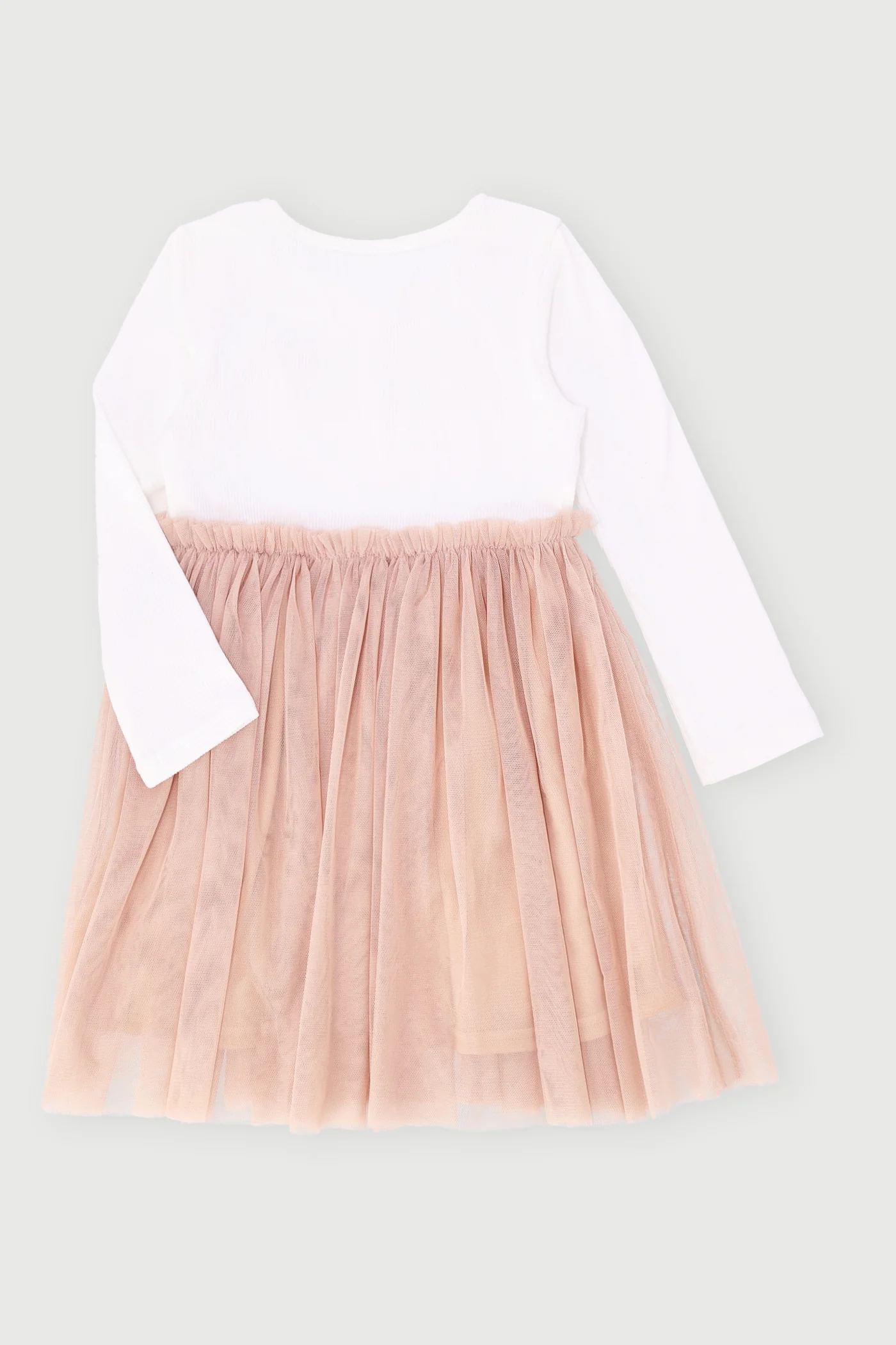 Pre-Girls 3D Flower Knitwear - Mauve/Oatmeal - Image 3