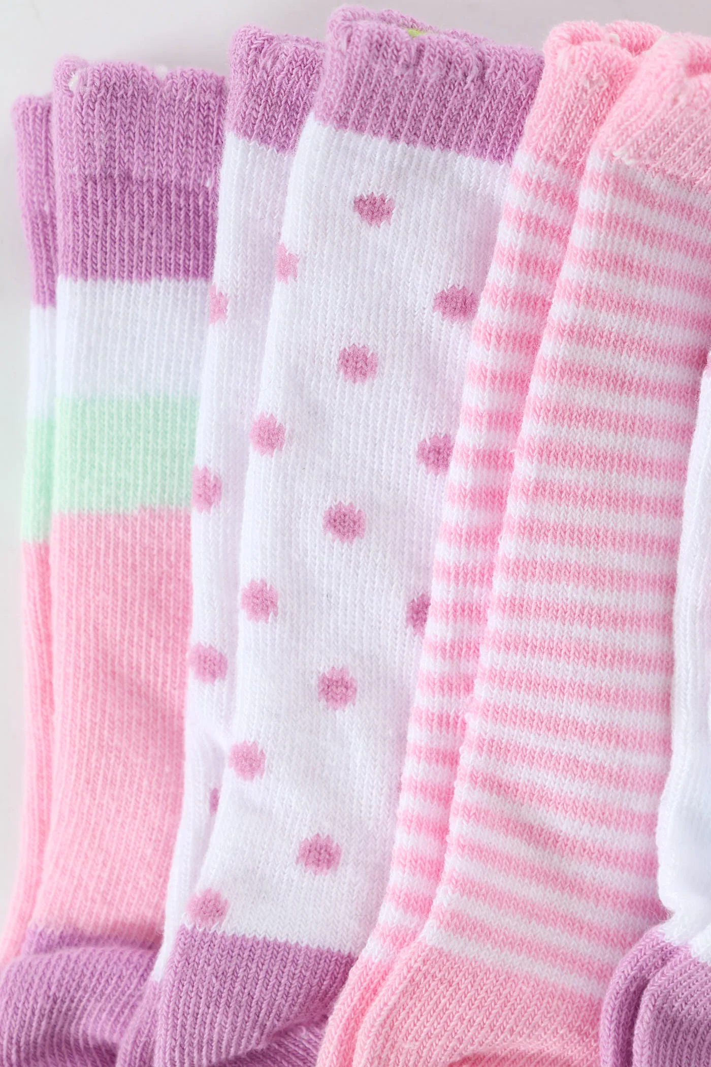 Pre-Girls 5 Pack Flossing Plain Anklet Socks - Image 2