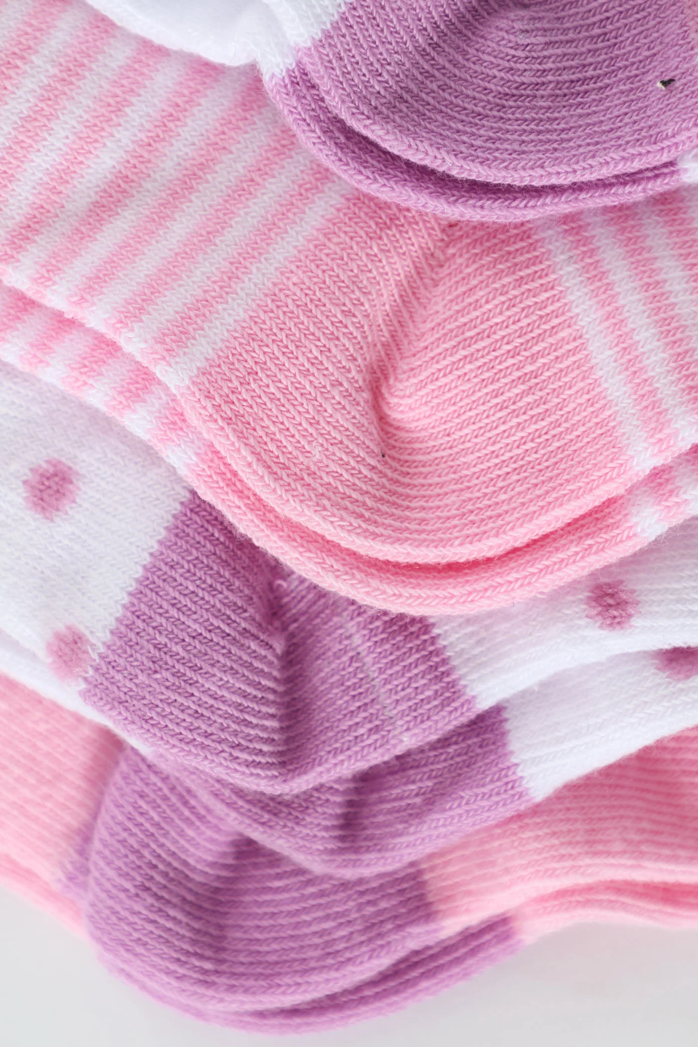 Pre-Girls 5 Pack Flossing Plain Anklet Socks - Image 3