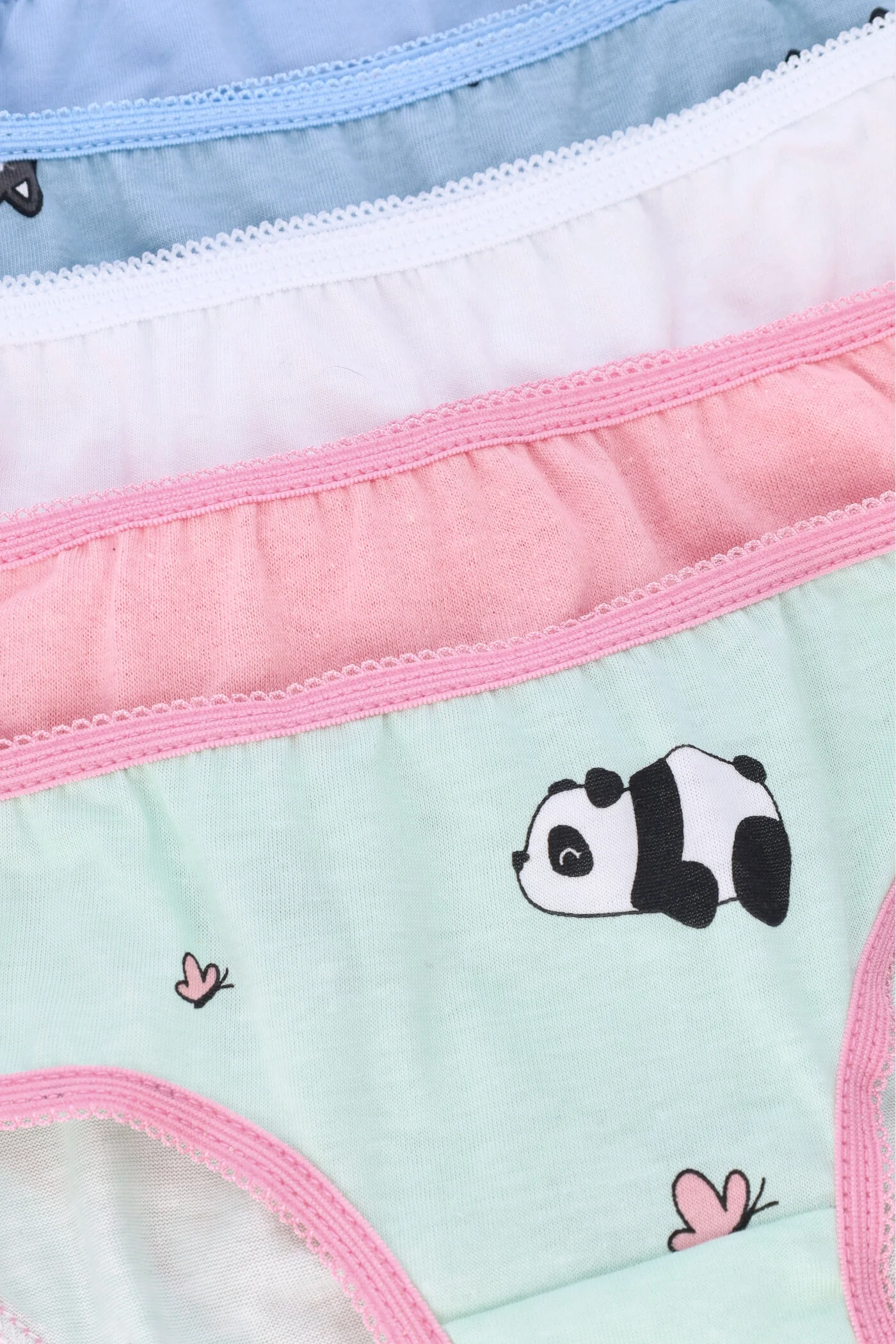 Pre-Girls 5 Pack Kitty Panties - Blue - Image 2
