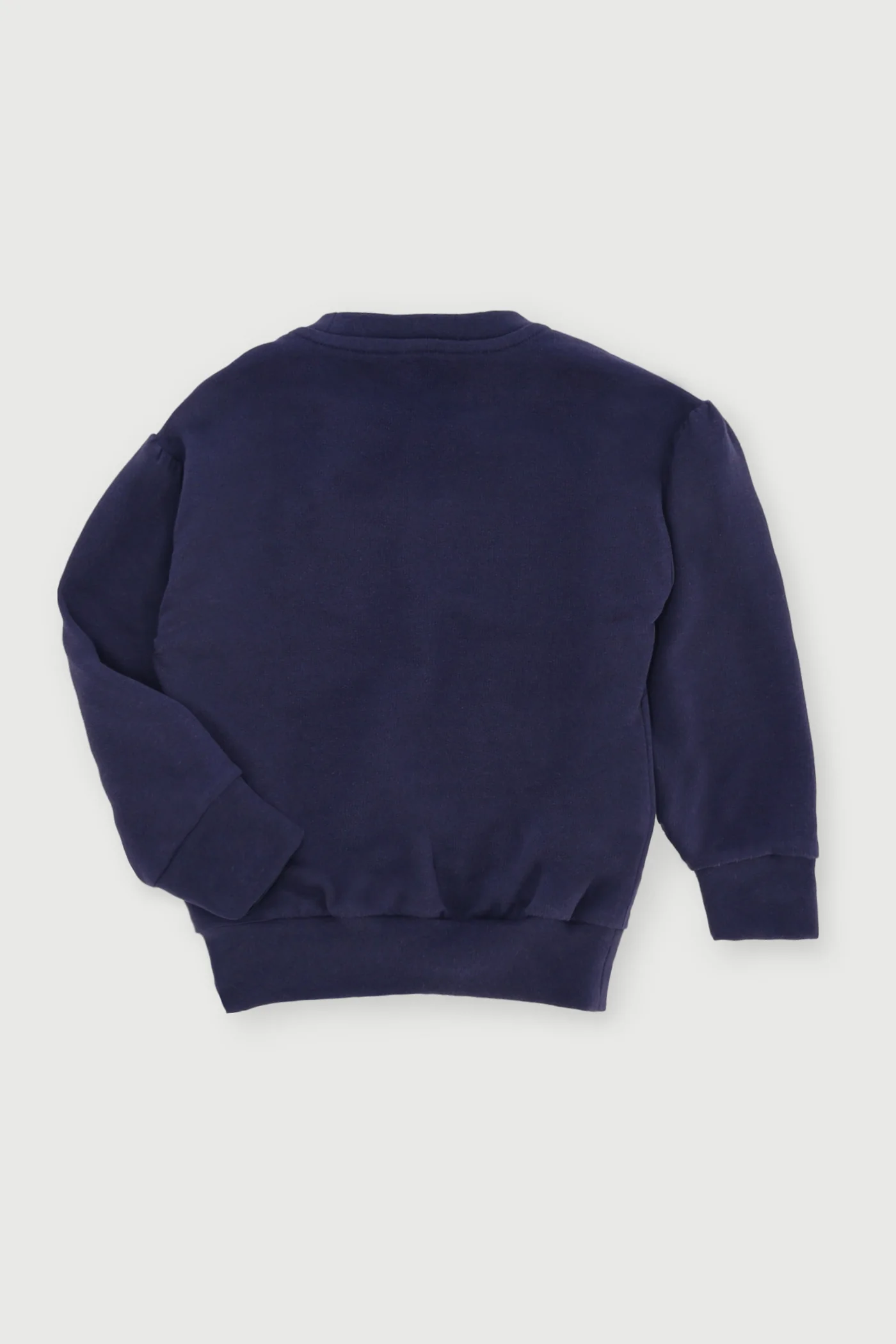 Pre-Girls Always Unicorn Fleece Top - Navy - Image 2