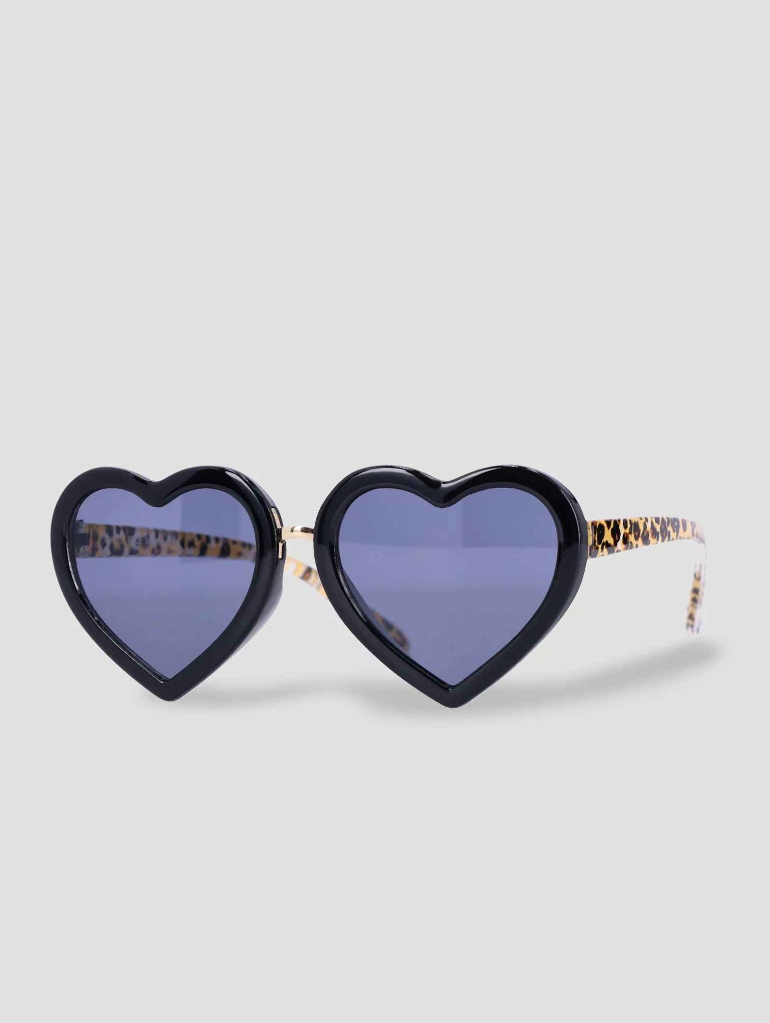 Pre-Girls Animal Print Heart Sunnies - Image 2