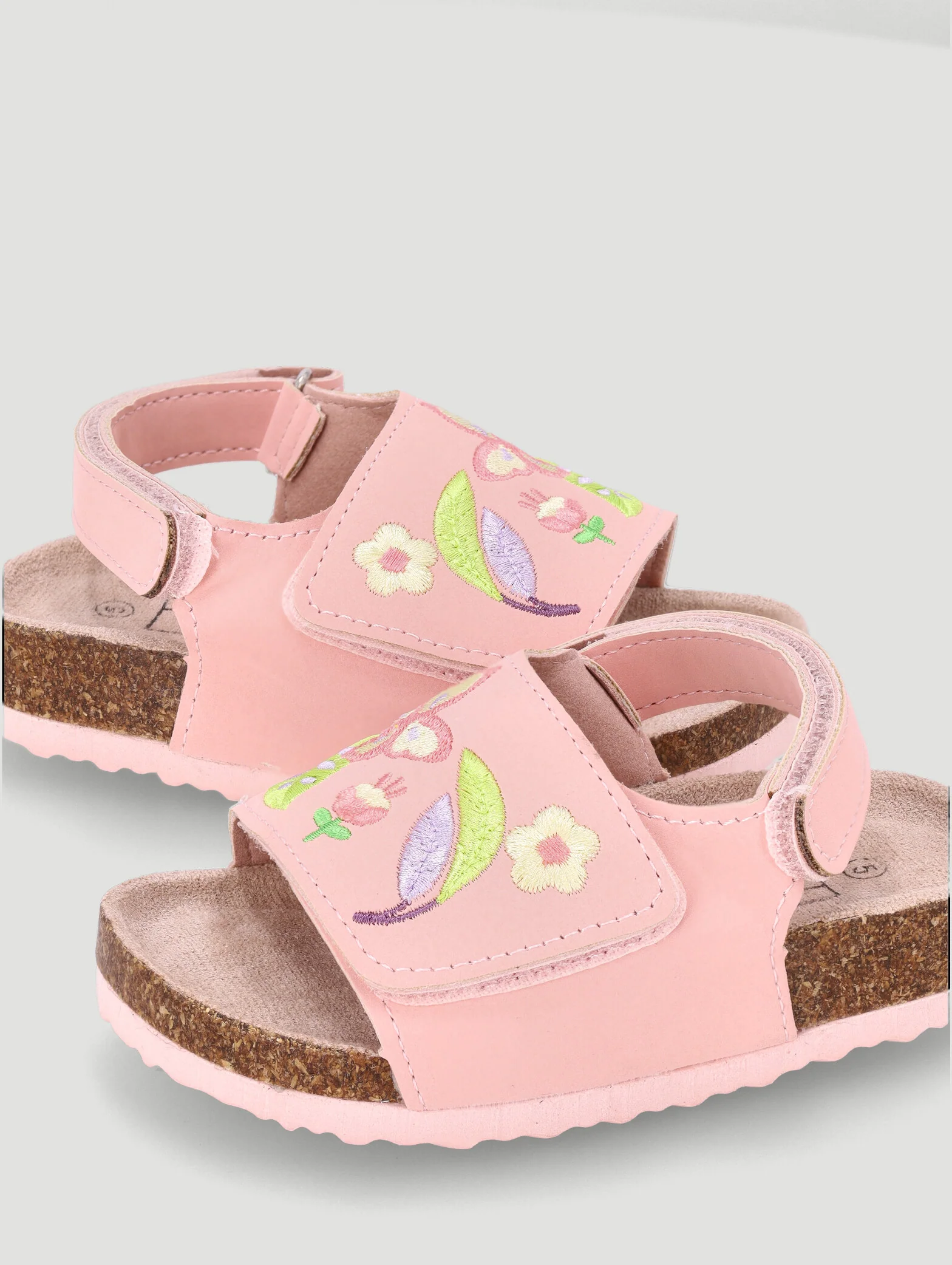 Pre-Girls Applique Health Sandal - Pink - Image 2
