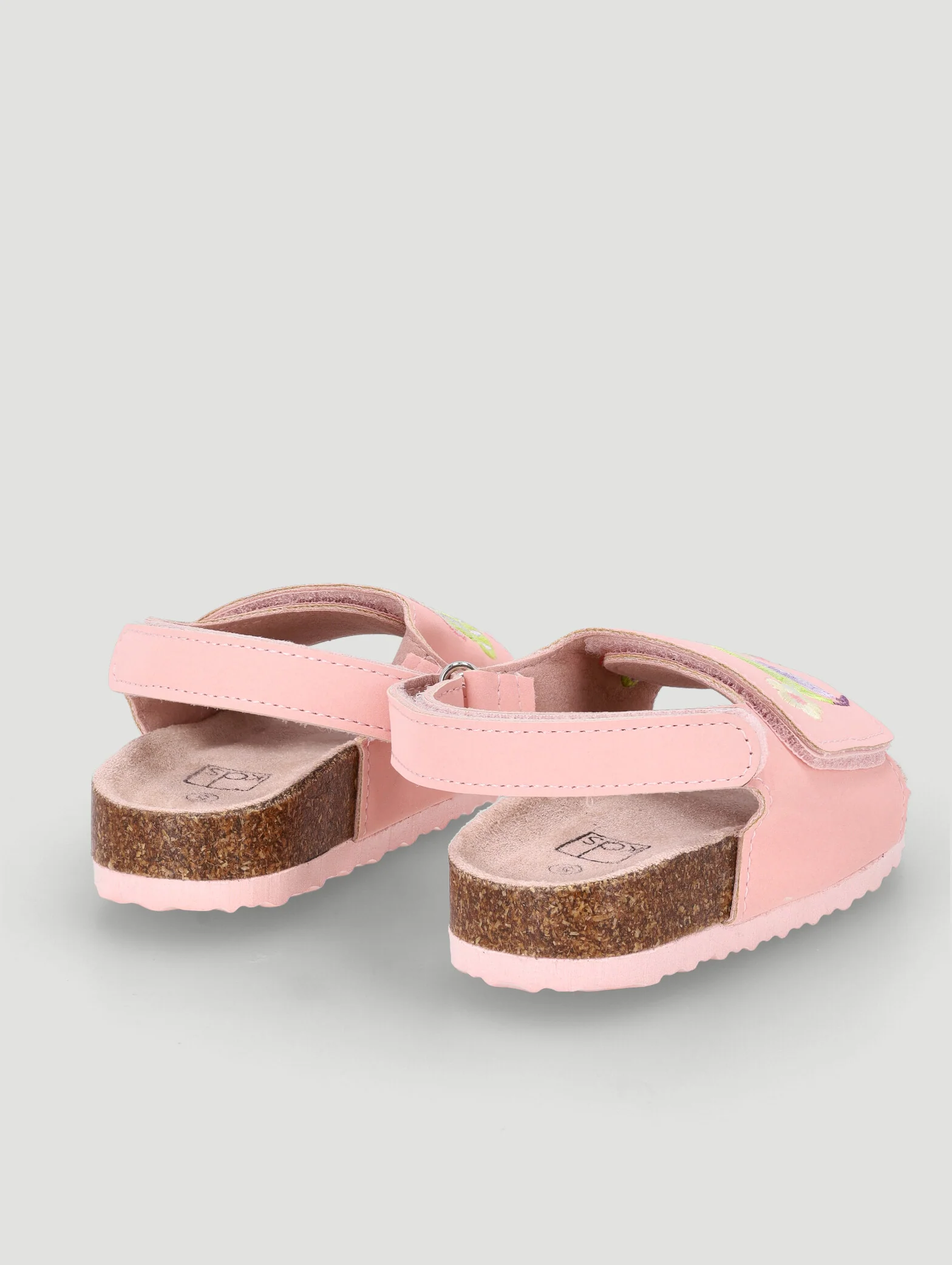 Pre-Girls Applique Health Sandal - Pink - Image 4