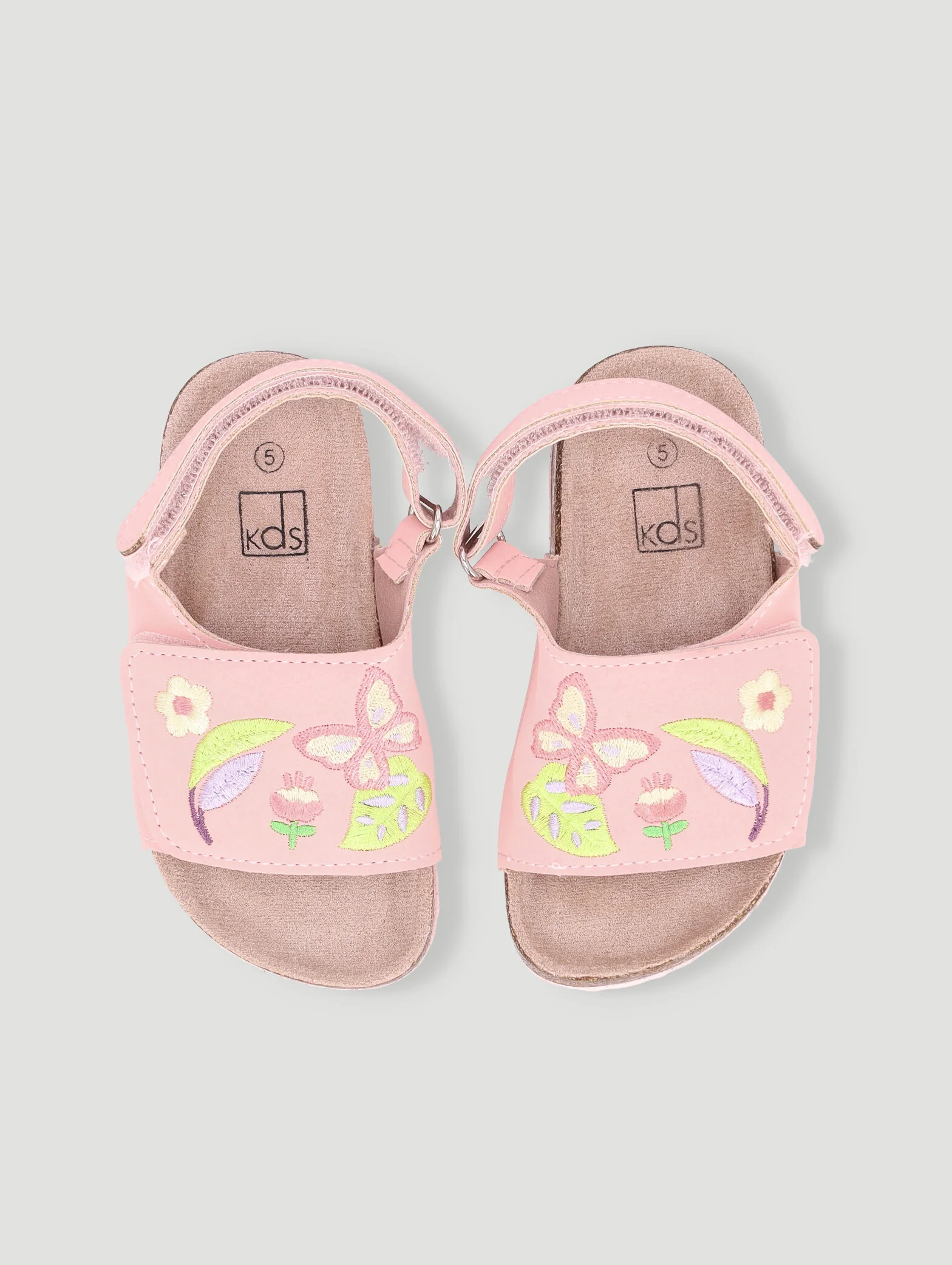 Pre-Girls Applique Health Sandal - Pink - Image 5