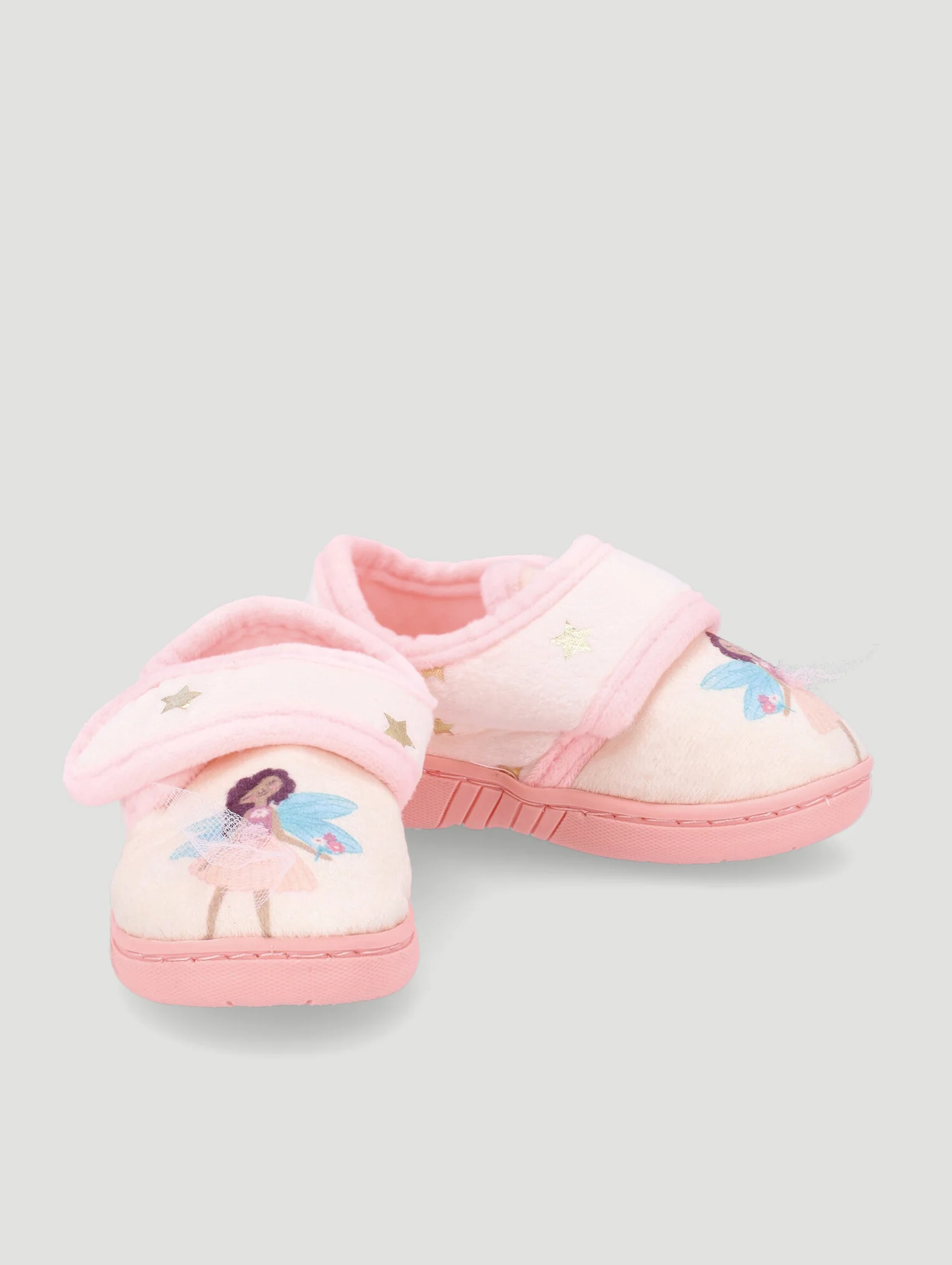 Pre-Girls Ballerina Novelty Slipper - White/Pink - Image 2