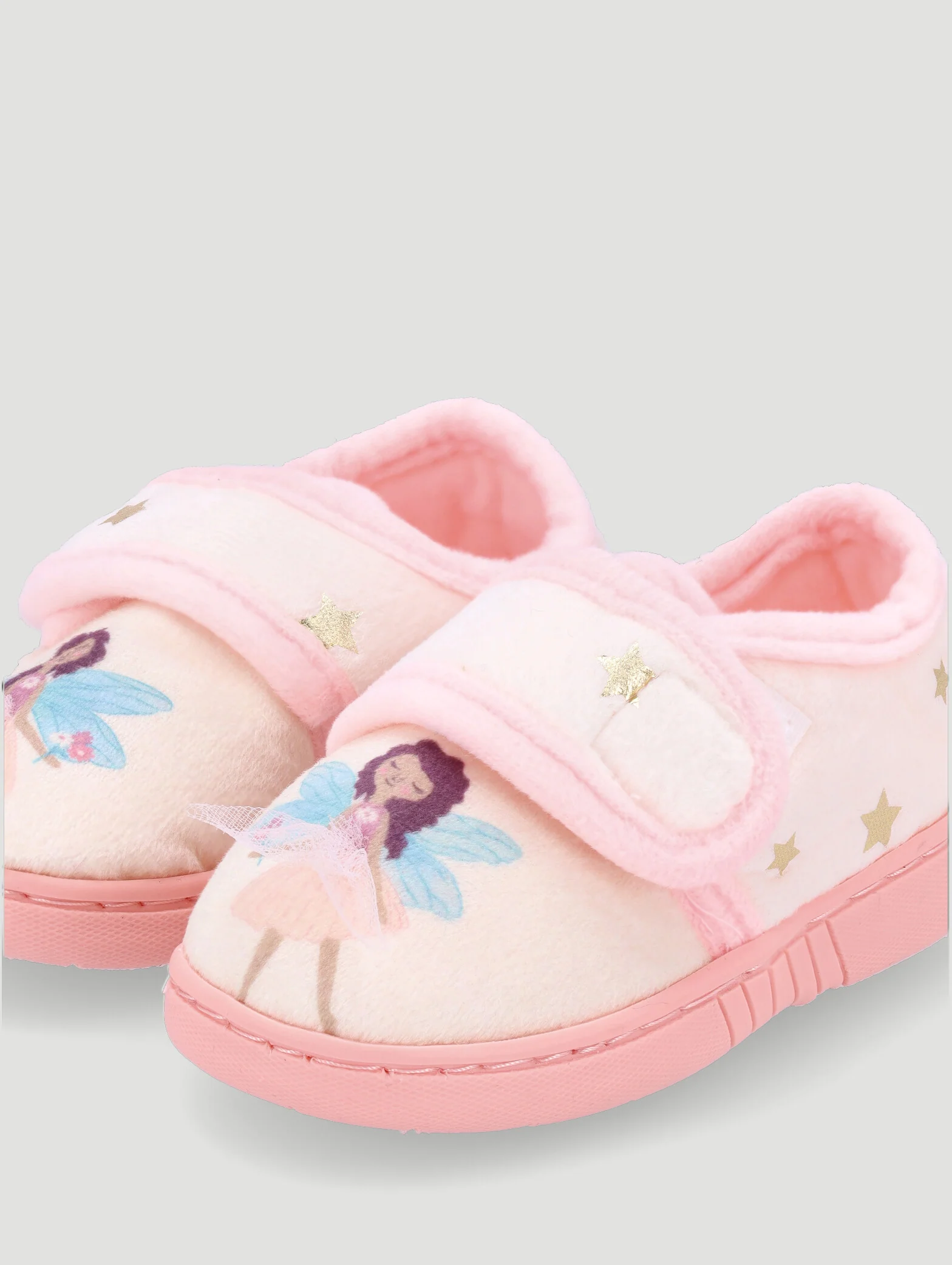 Pre-Girls Ballerina Novelty Slipper - White/Pink - Image 3