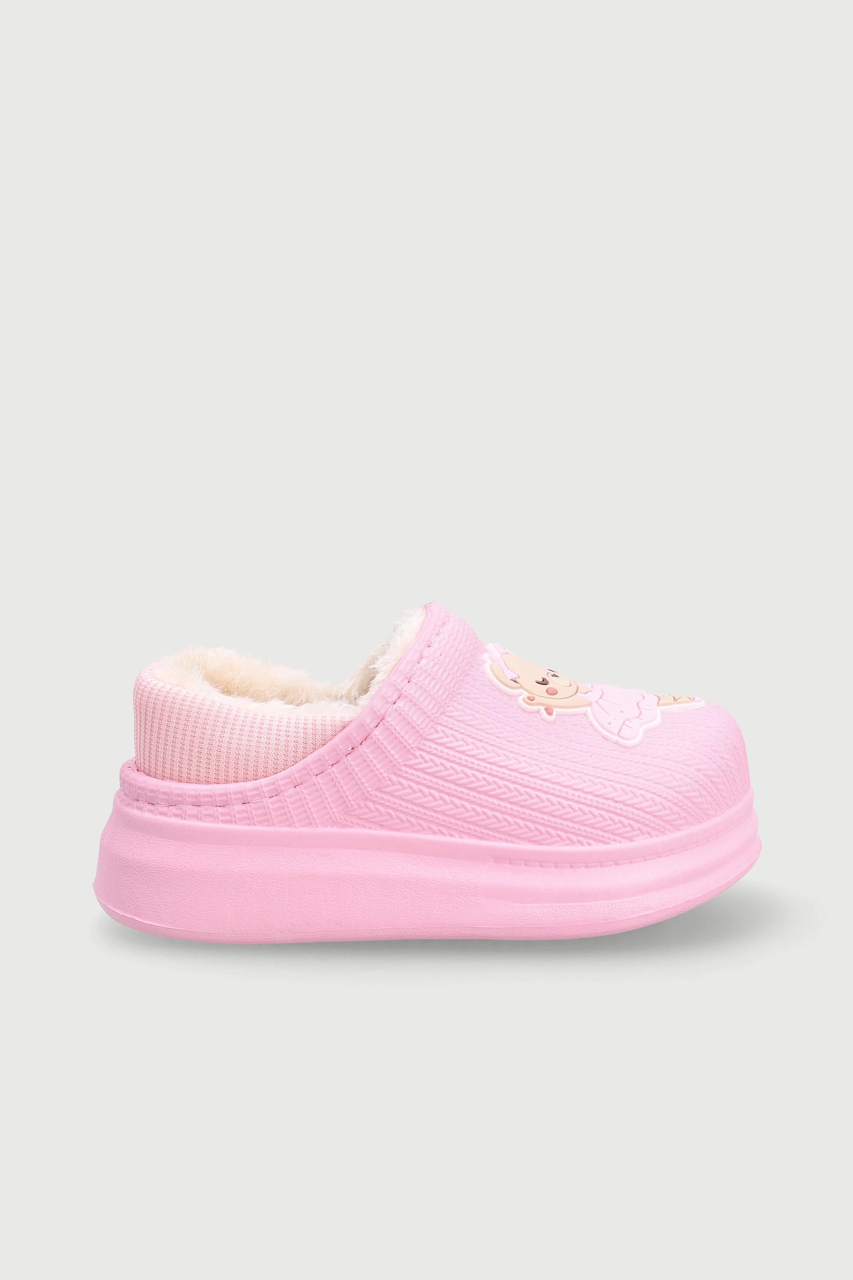 Pre-Girls Ballet Bear Moulded Slipper - Pink - Image 4