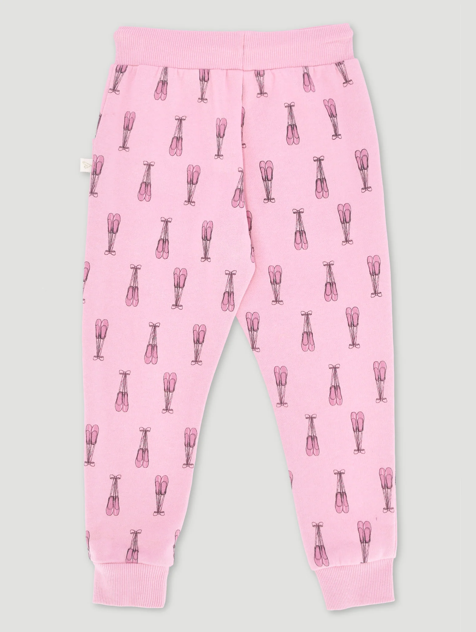 Pre-Girls Ballet Shoes Print Jogger - Pink - Image 2