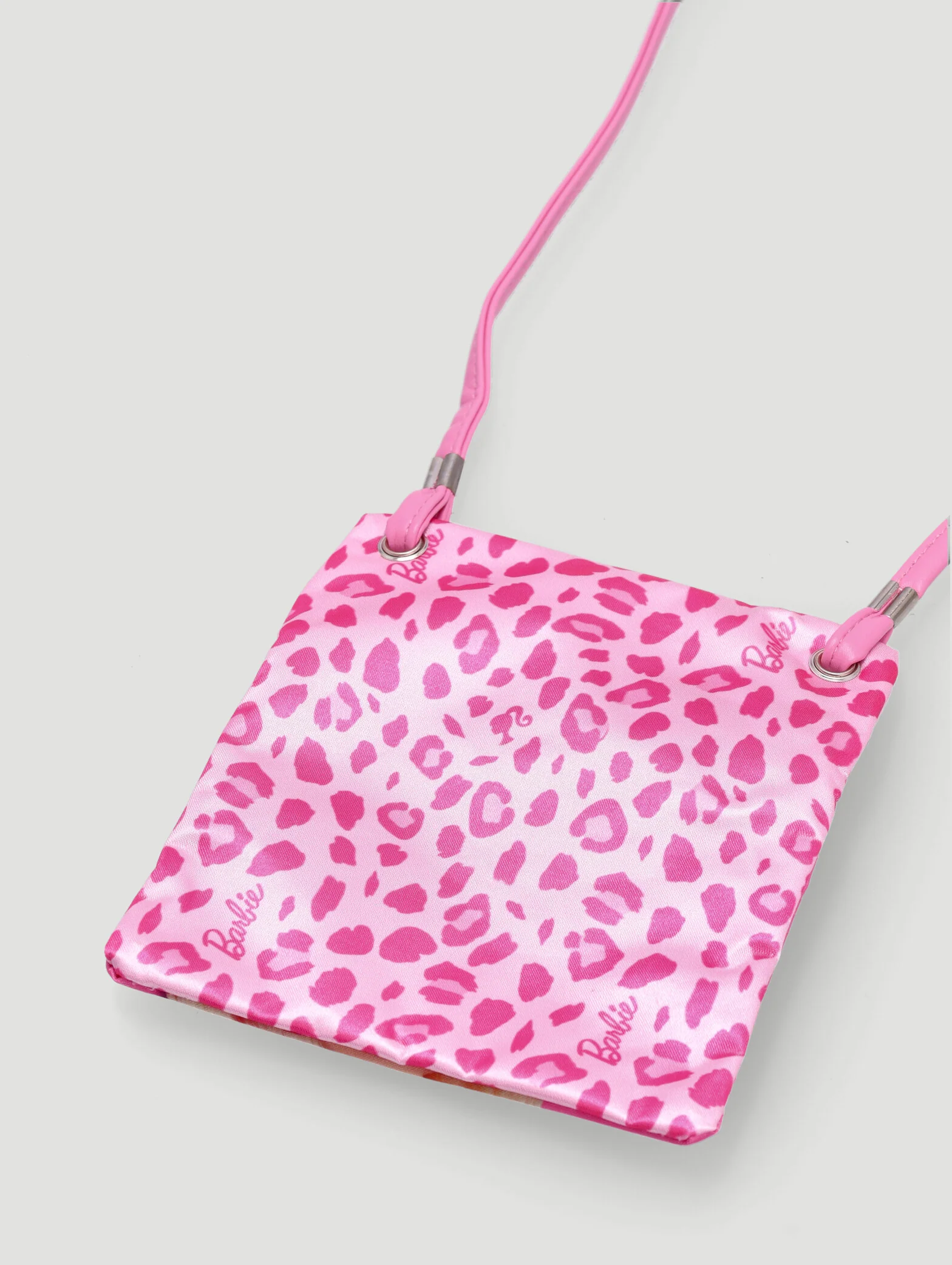 Pre-Girls Barbie Animal Print Sling Bag - Pink - Image 2