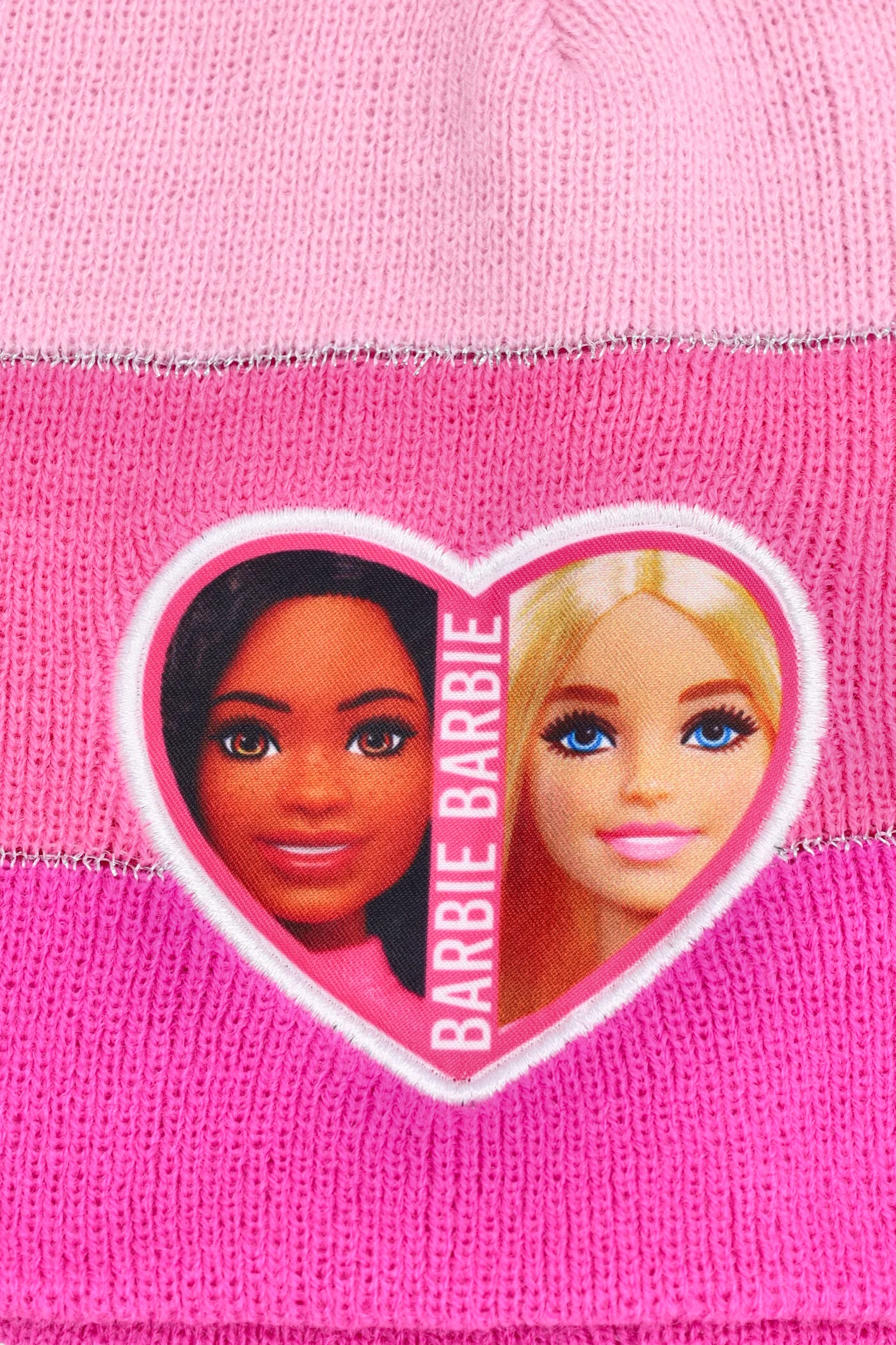 Pre-Girls Barbie Beanie And Glove Set - Pink - Image 2