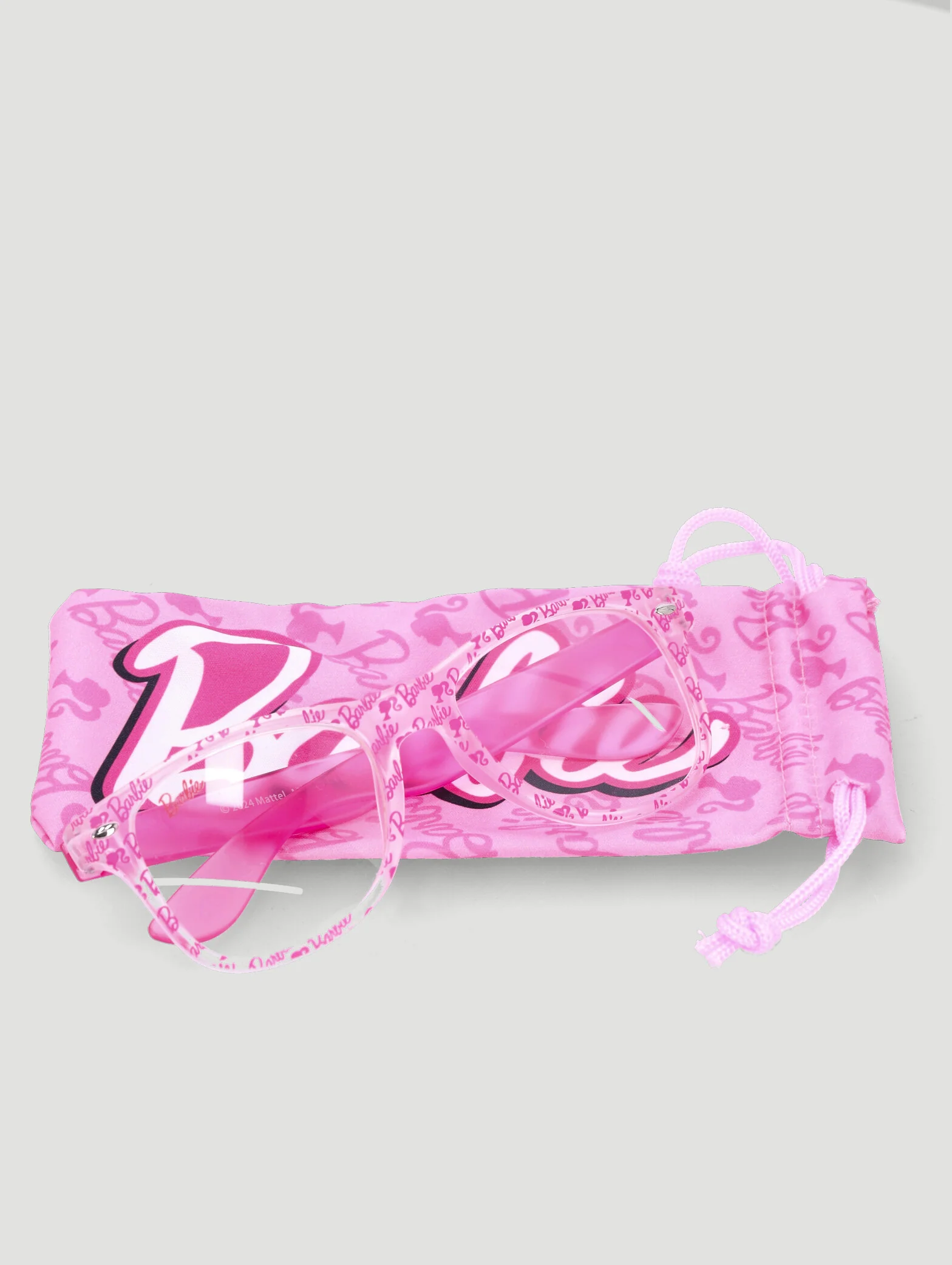 Pre-Girls Barbie Blue Light Glasses And Pouch - Pink - Image 2