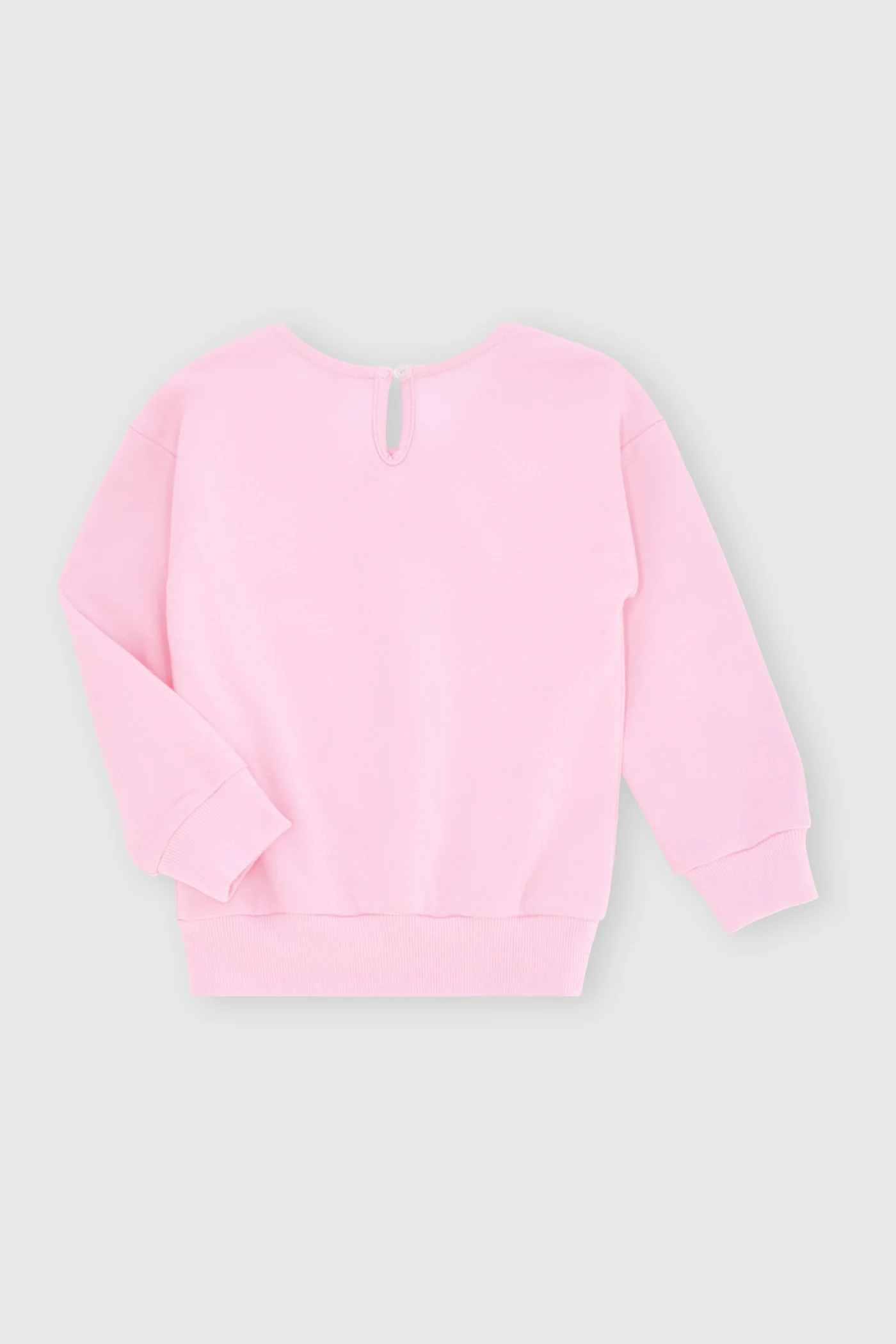 Pre-Girls Barbie Bow Collar Fleece Top - Pink - Image 2