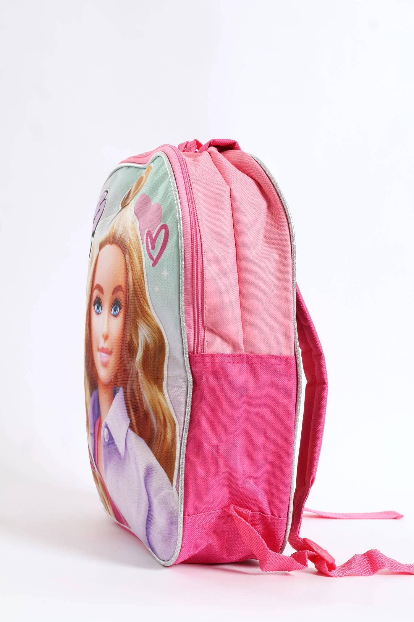 Pre-Girls Barbie Double Sided Backpack - Pink - Image 4