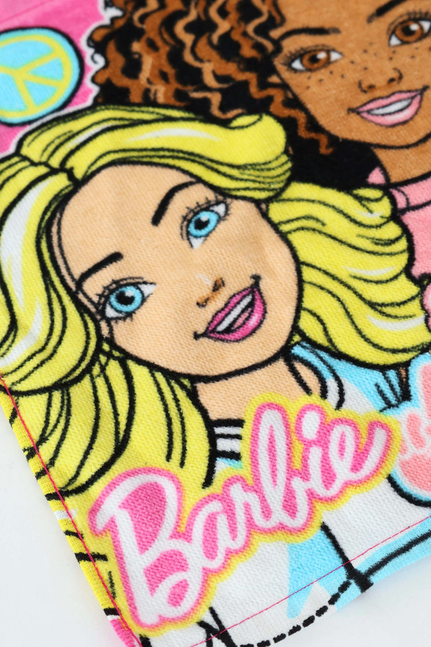 Pre-Girls Barbie Face Cloth - Pink - Image 2