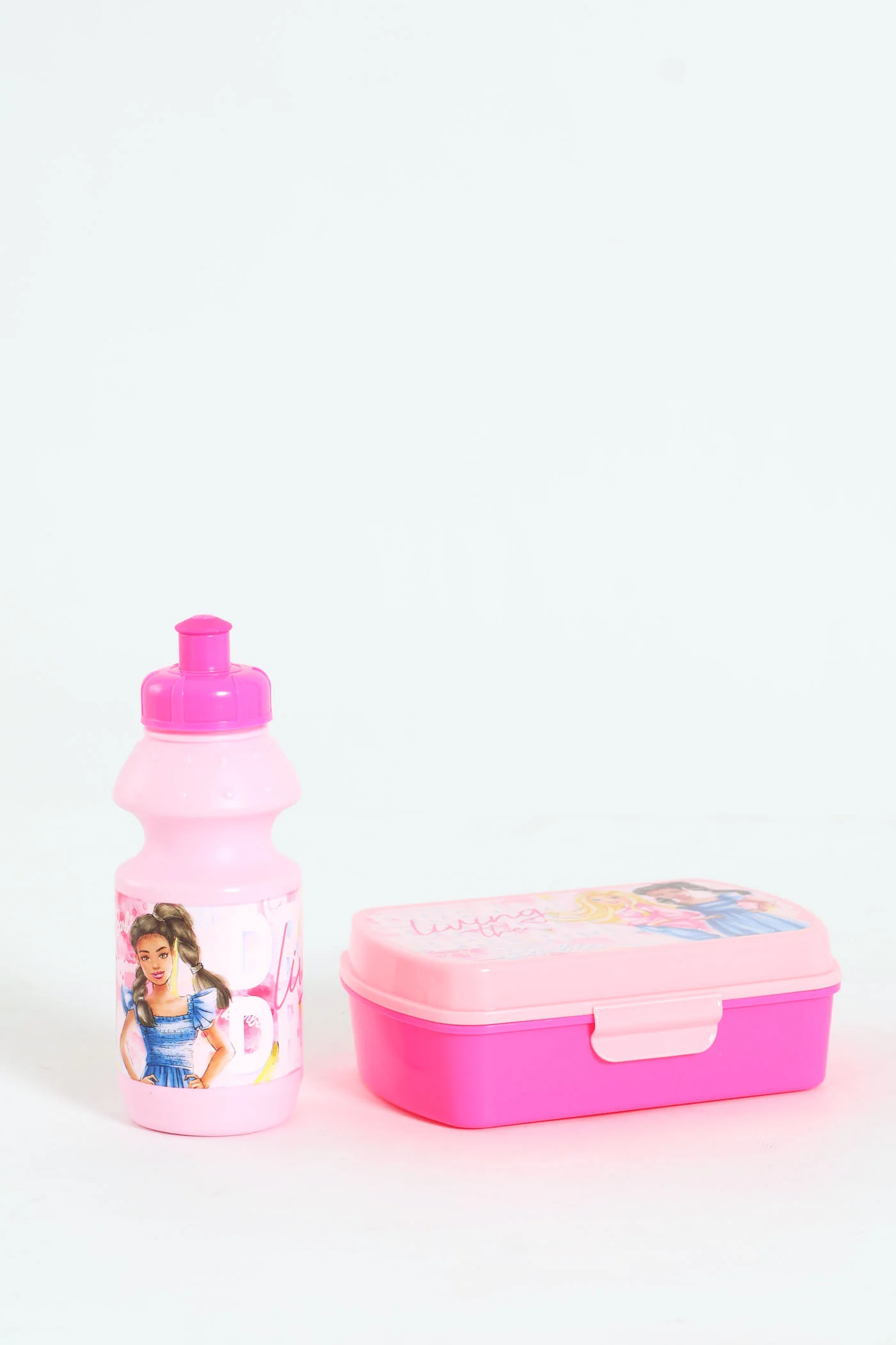 Pre-Girls Barbie Fantasy Astro Sports Bottle & Sandwhich Box - Pink - Image 3