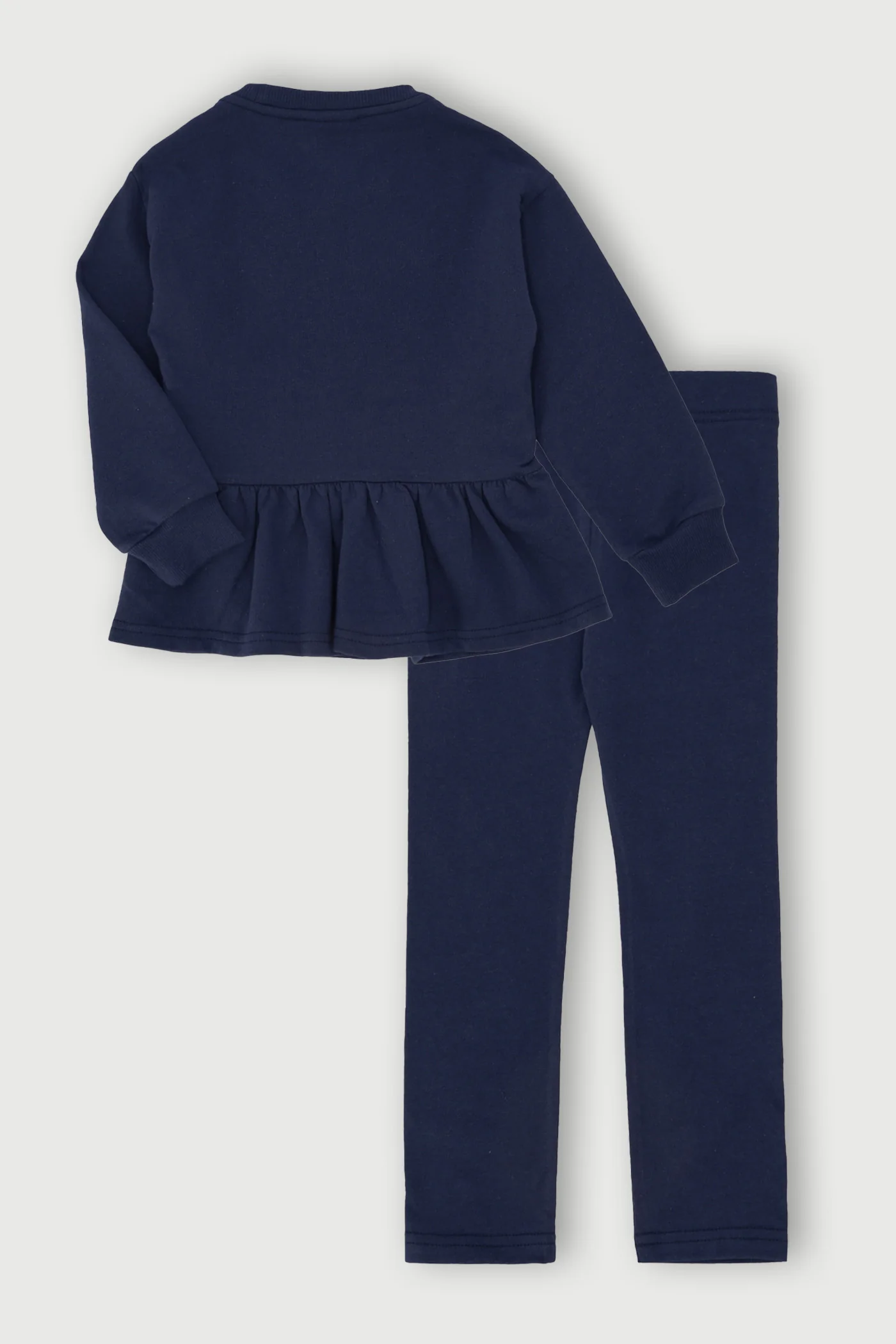 Pre-Girls Barbie Fleece Legging Set - Navy - Image 2