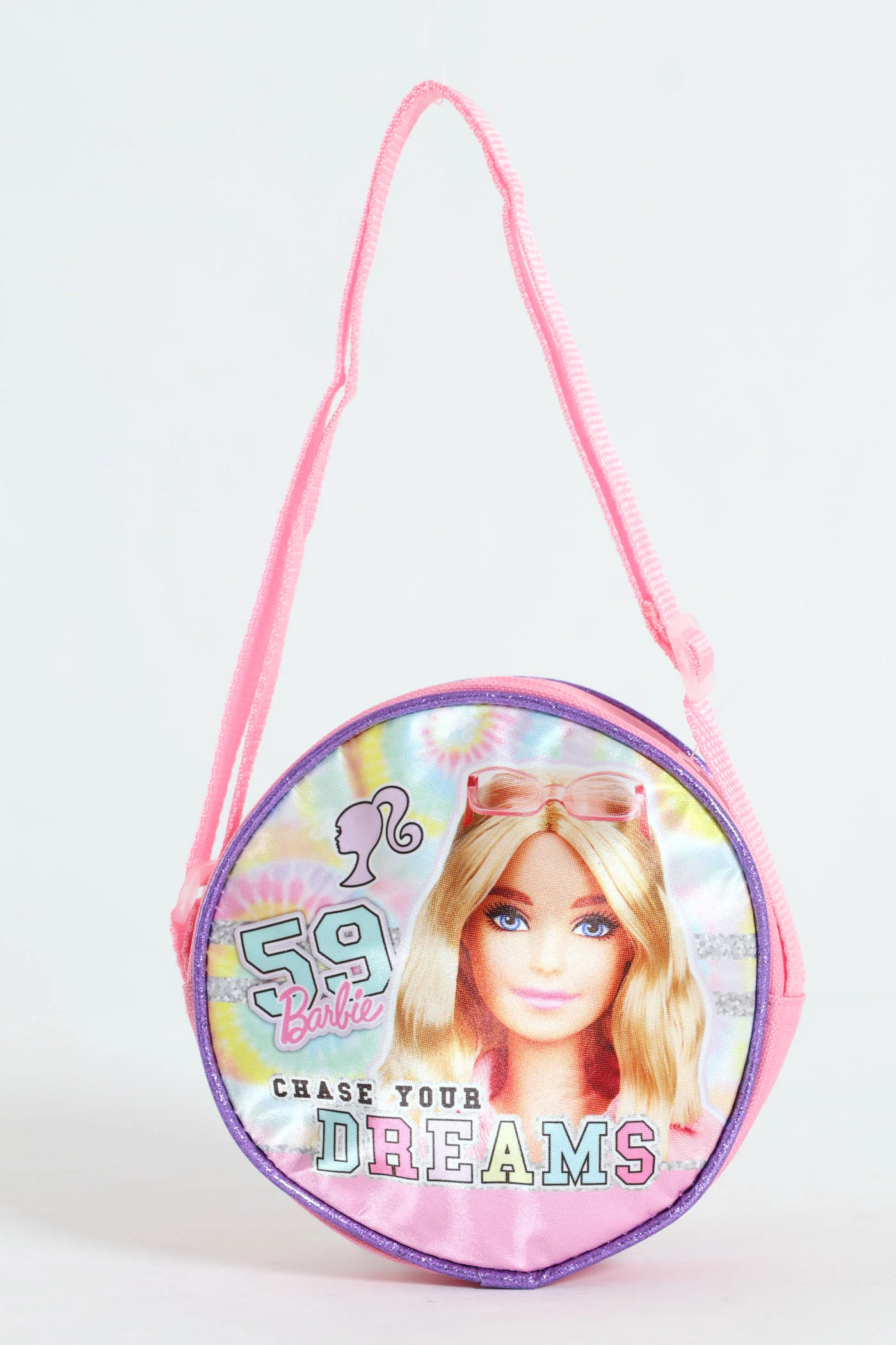 Pre-Girls Barbie Round Sling Bag - Pink - Image 3