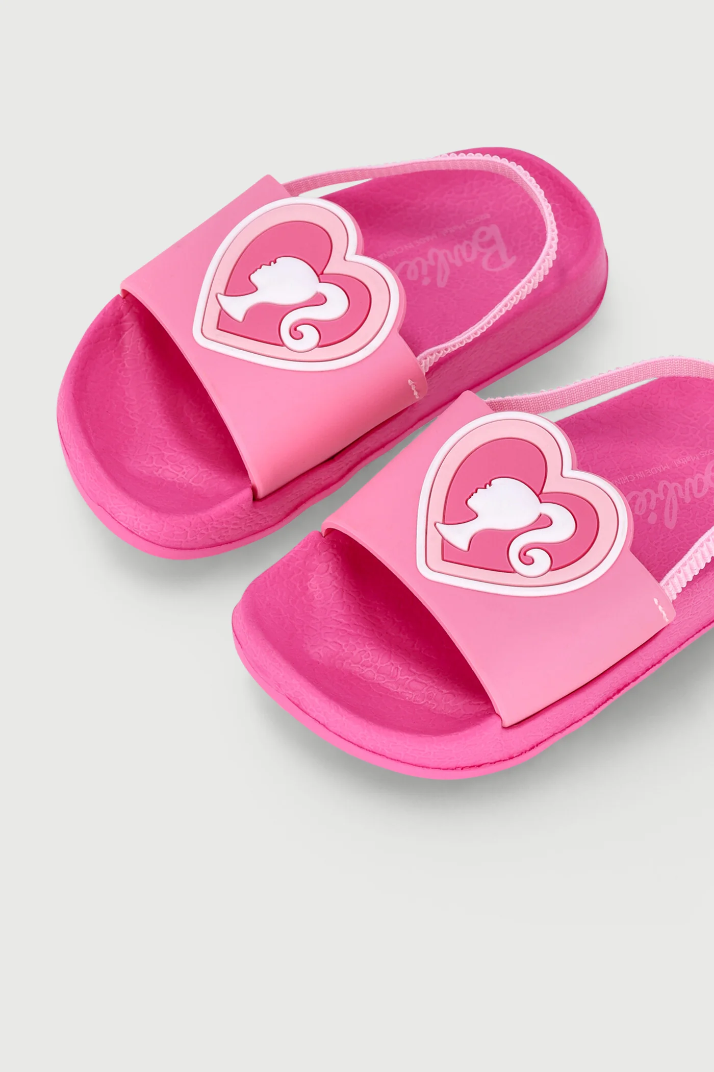 Pre-Girls Barbie Silhoutte Slide - Cerise - Image 2