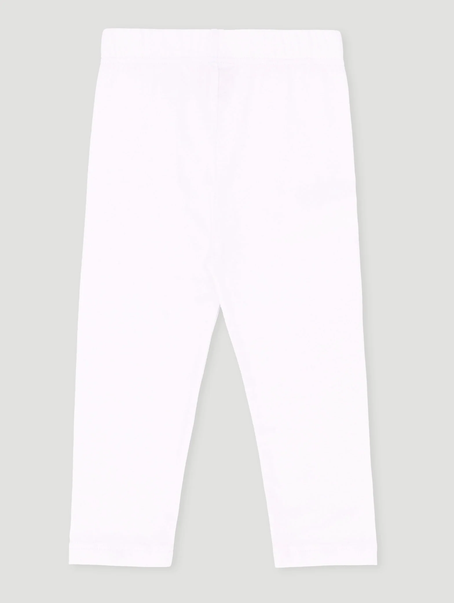 Pre-Girls Basic Plain Legging - White - Image 2