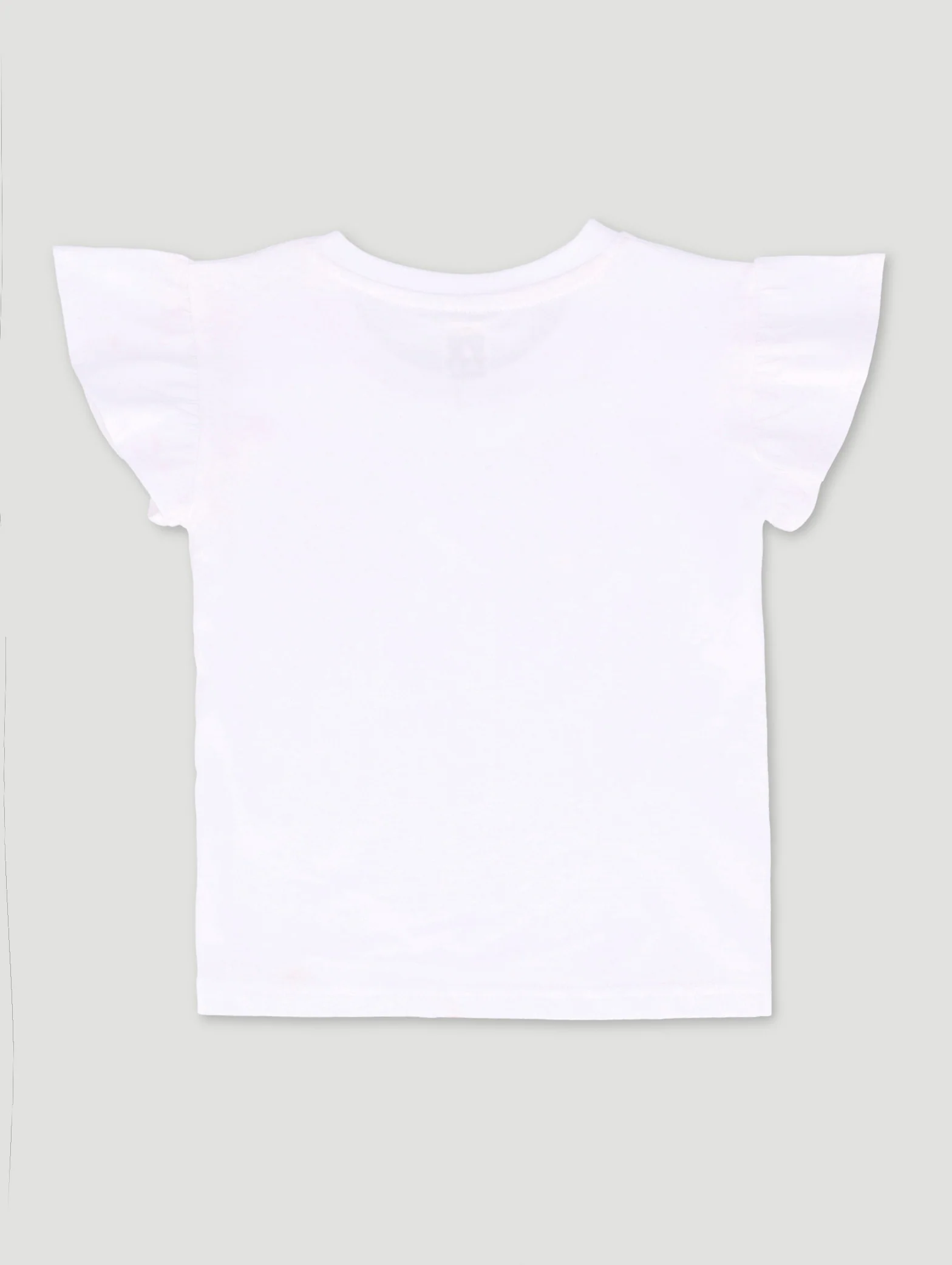 Pre-Girls Basic Tee - White - Image 2