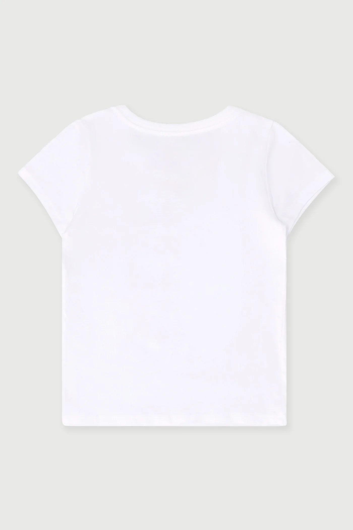 Pre-Girls Batwing Tee - White - Image 2