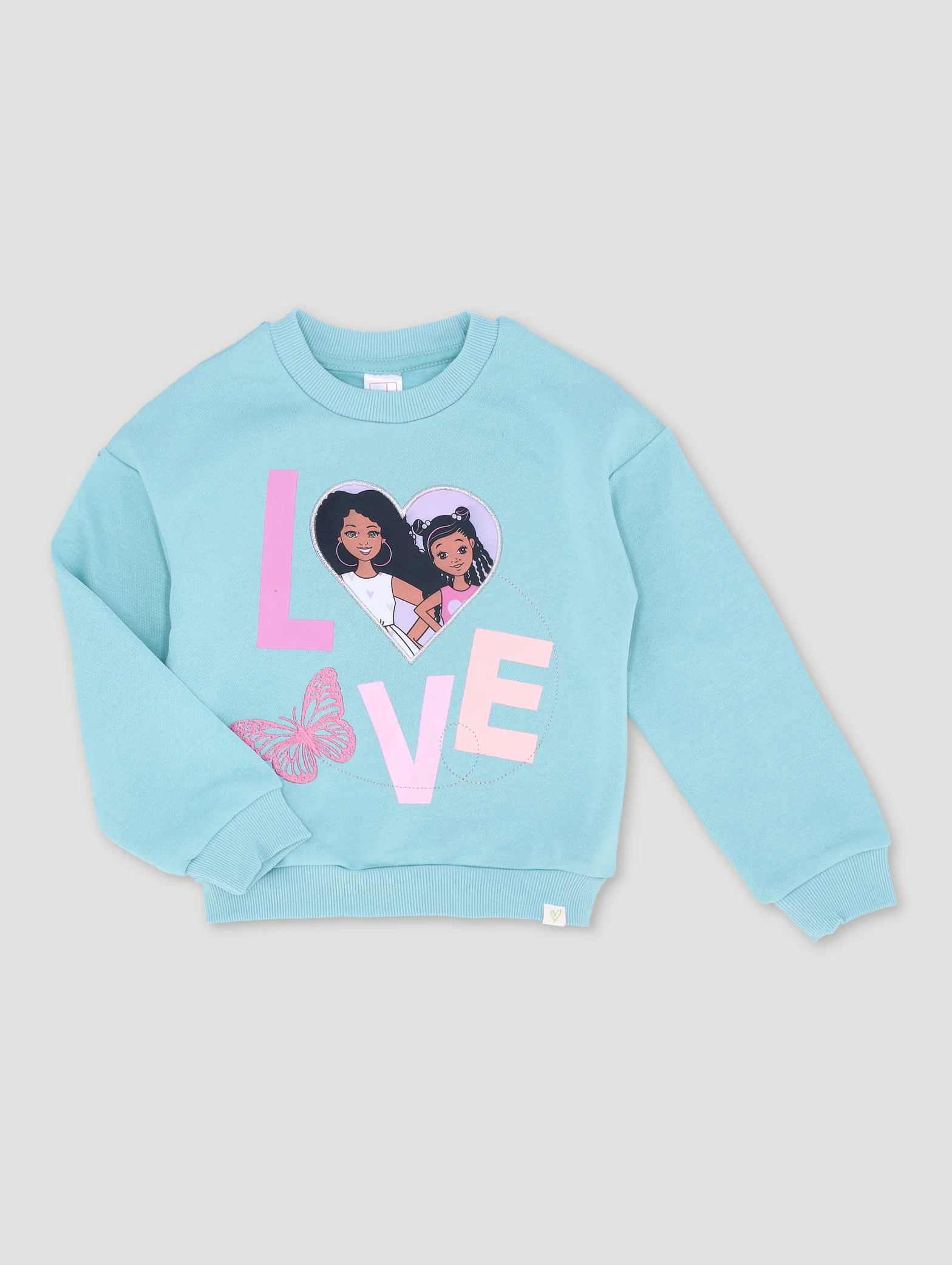 Pre-Girls Big Love Track Top - Light Blue - Image 2