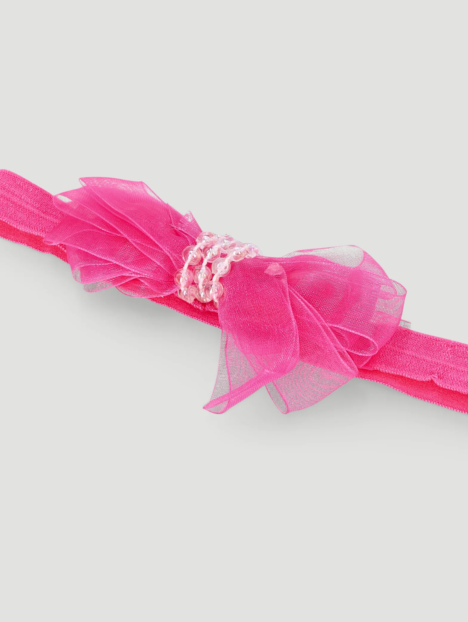 Pre-Girls Bow Headband - Pink - Image 2